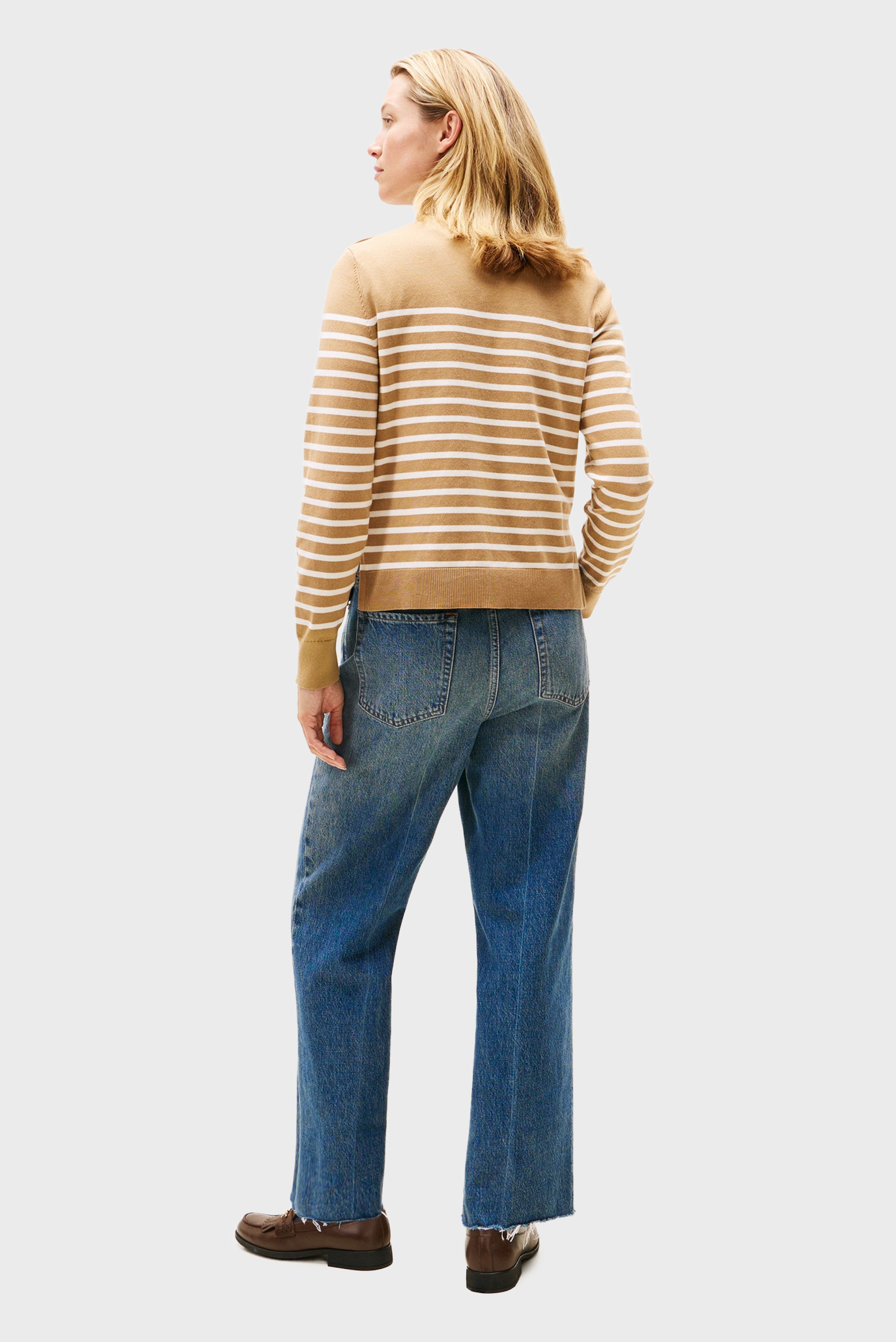 Свитер CO JERSEY MID GG LS GOLD BTN SWT 2