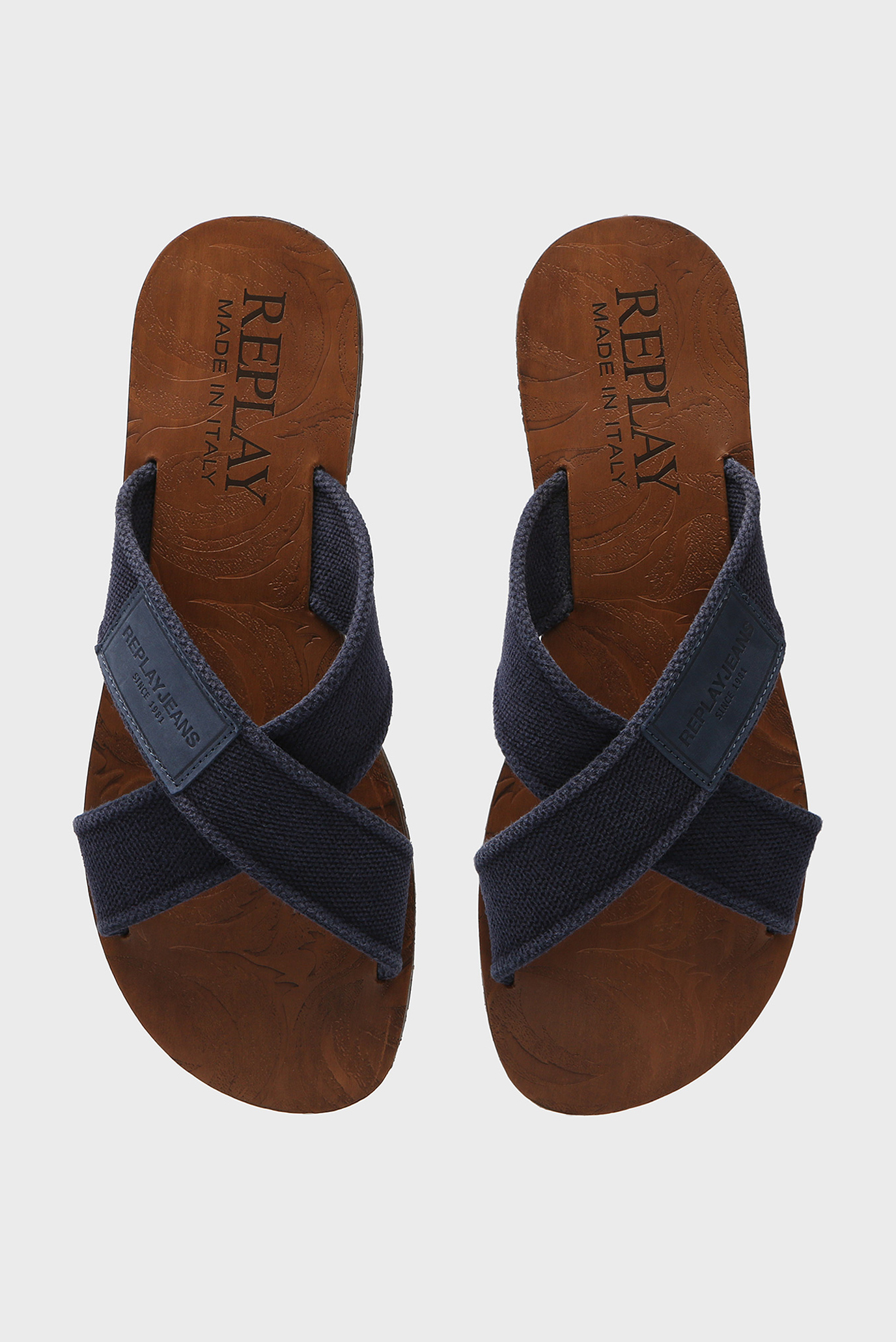 Мужские синие слайдеры RANDWIK 8