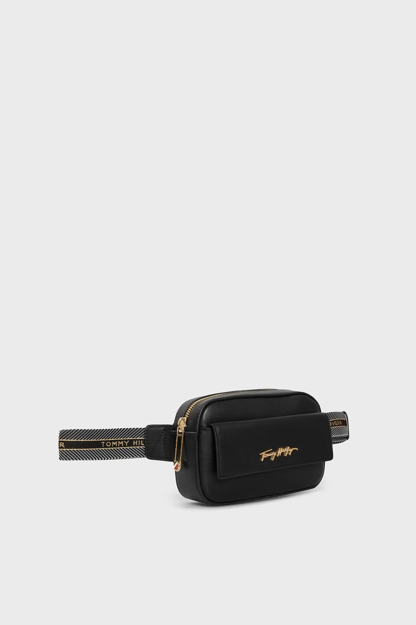 Женская черная поясная сумка 3