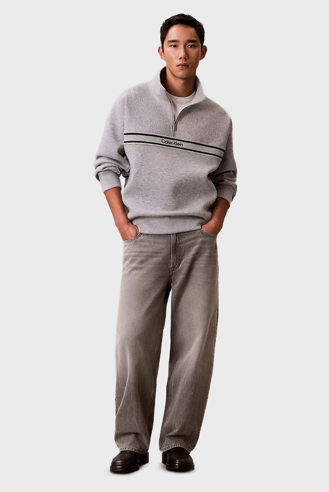 Реглан LS COTTON SPACER STRIPE RIB QTR 2