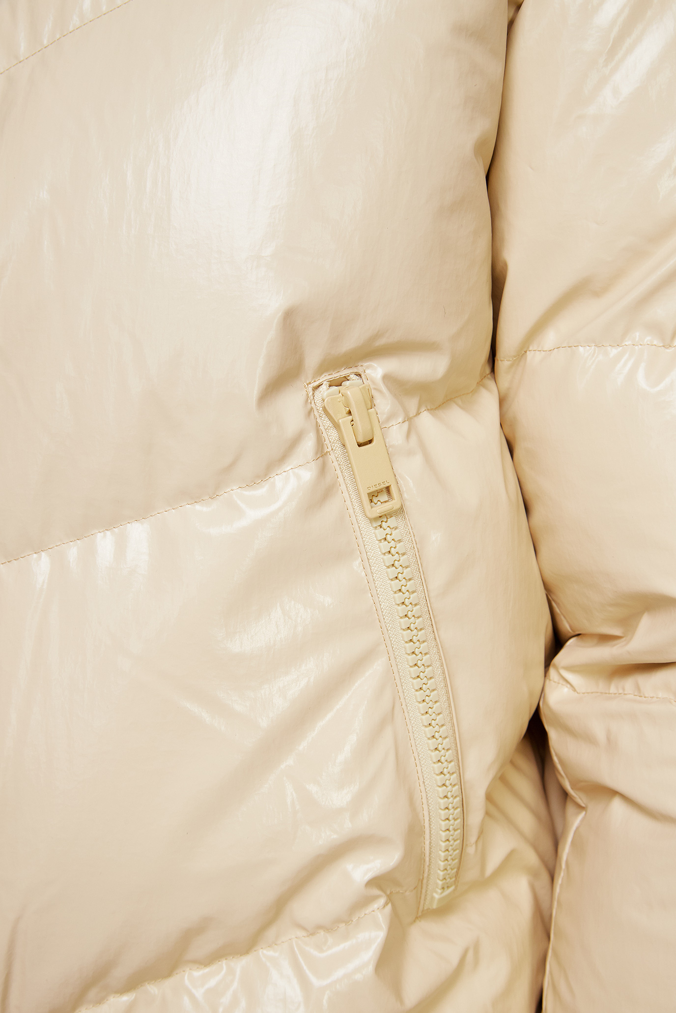 Мужской бежевый пуховик W-STEN 10