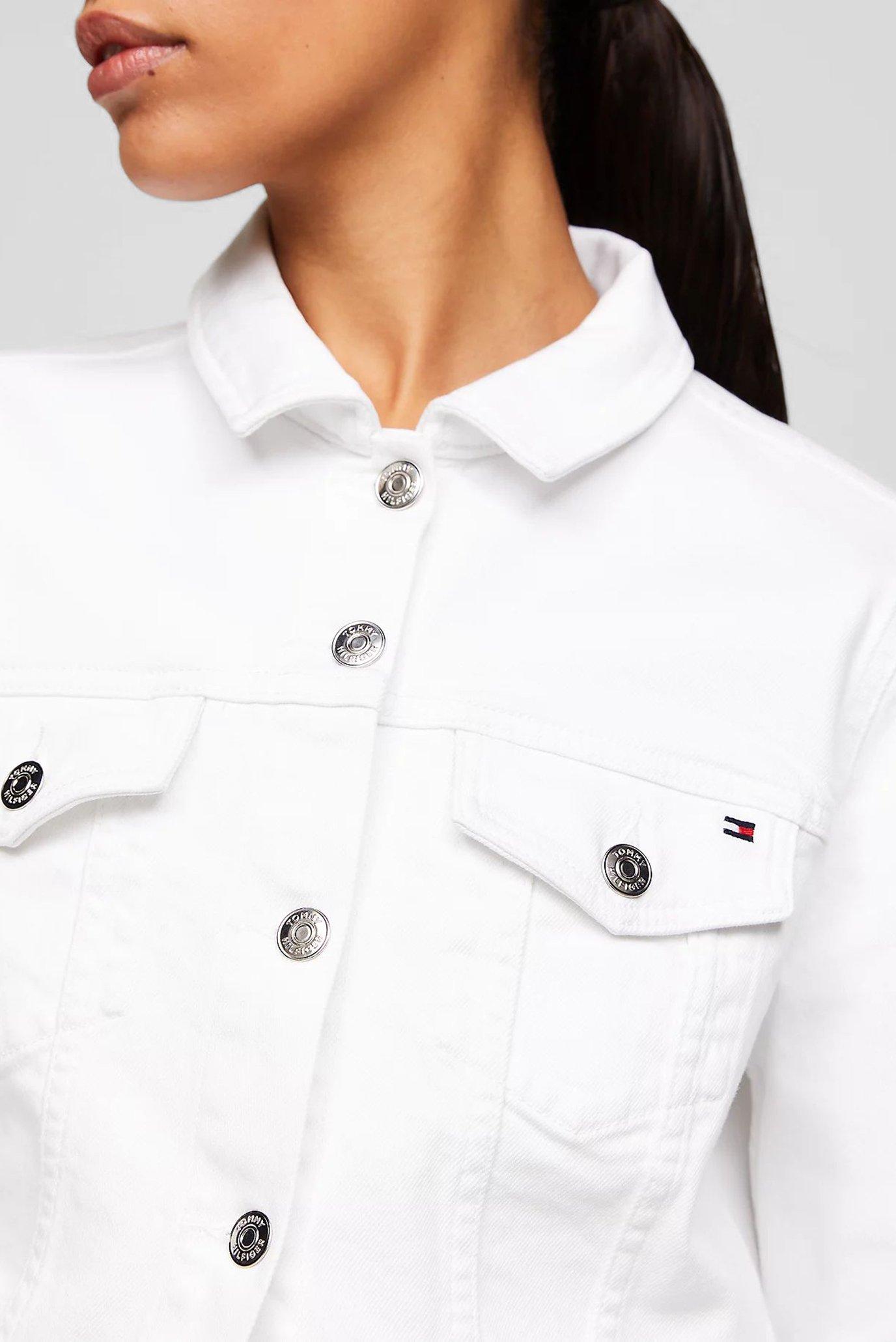 Куртка джинсовая DNM SLIM JACKET WHITE 4