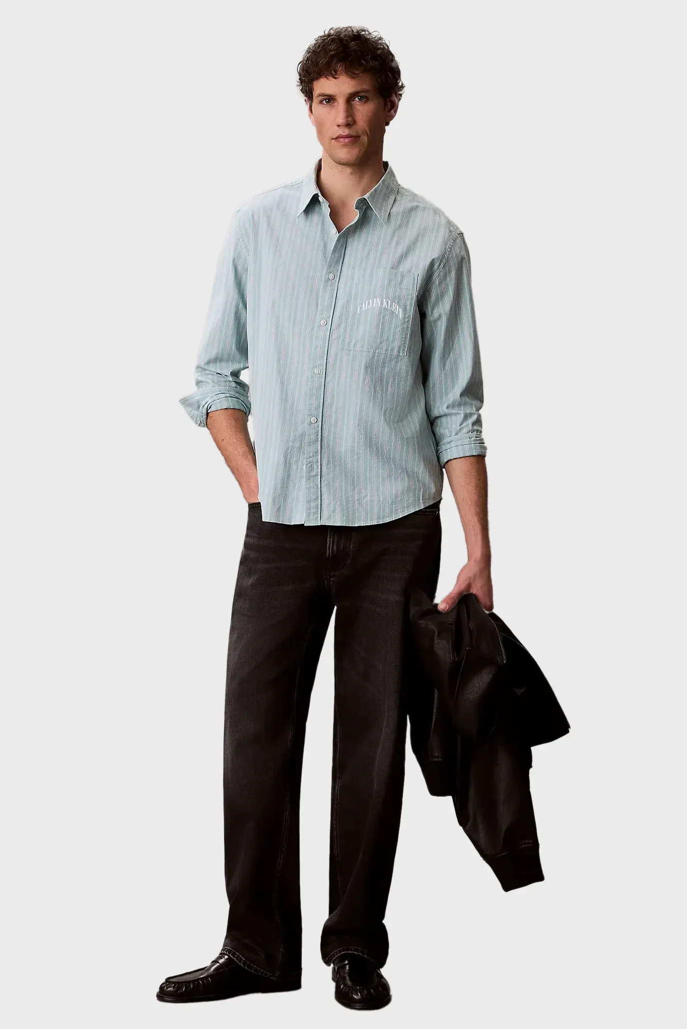 Рубашка LS YD STRIPE WASHED OXFORD EASY 2