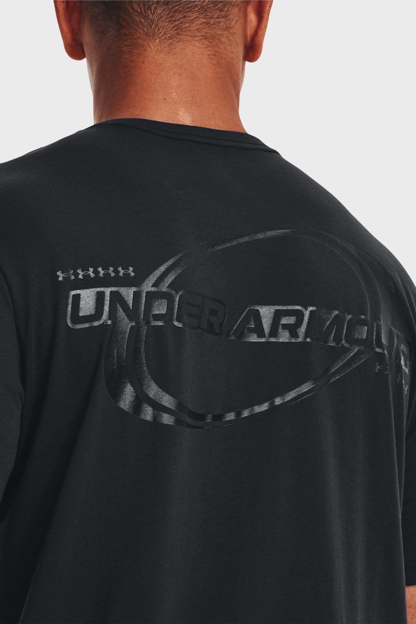 Мужская черная футболка UA SPORTSTYLE NOVELTY SS 4