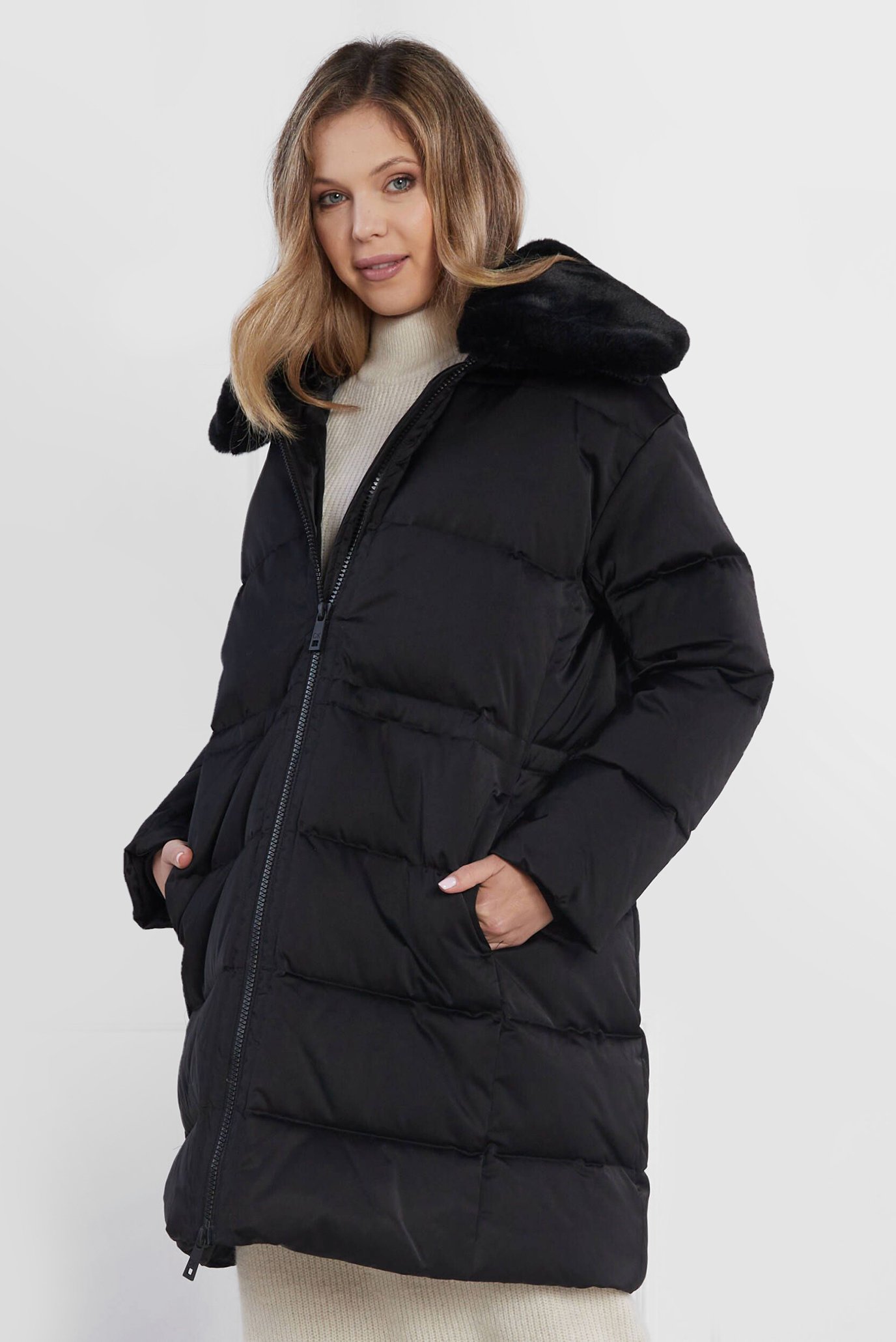 Куртка зимняя LUX SATIN PUFFER COAT 1