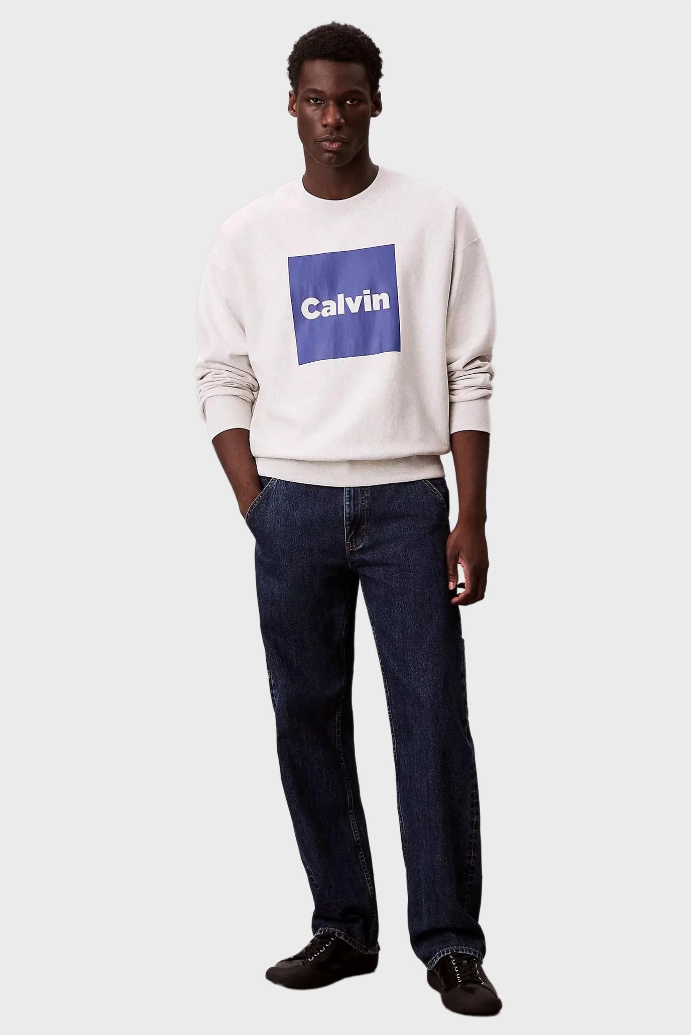 Свитшот LS PREMIUM FLEECE CALVIN BOX GRA 2