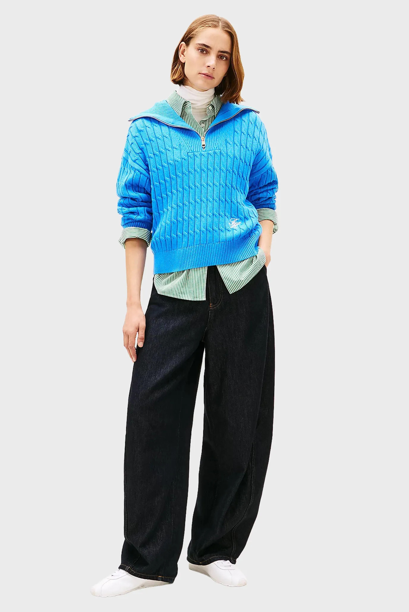 Свитер CO CABLE MID GG 1 2 ZIP LS SWT 1