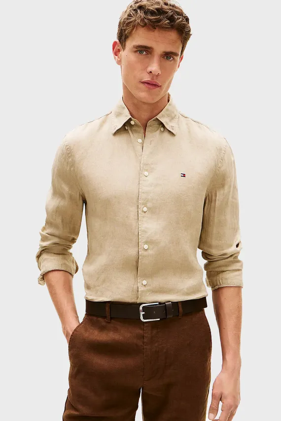 Рубашка PIGMENT DYED LI SOLID RF SHIRT Tommy Hilfiger