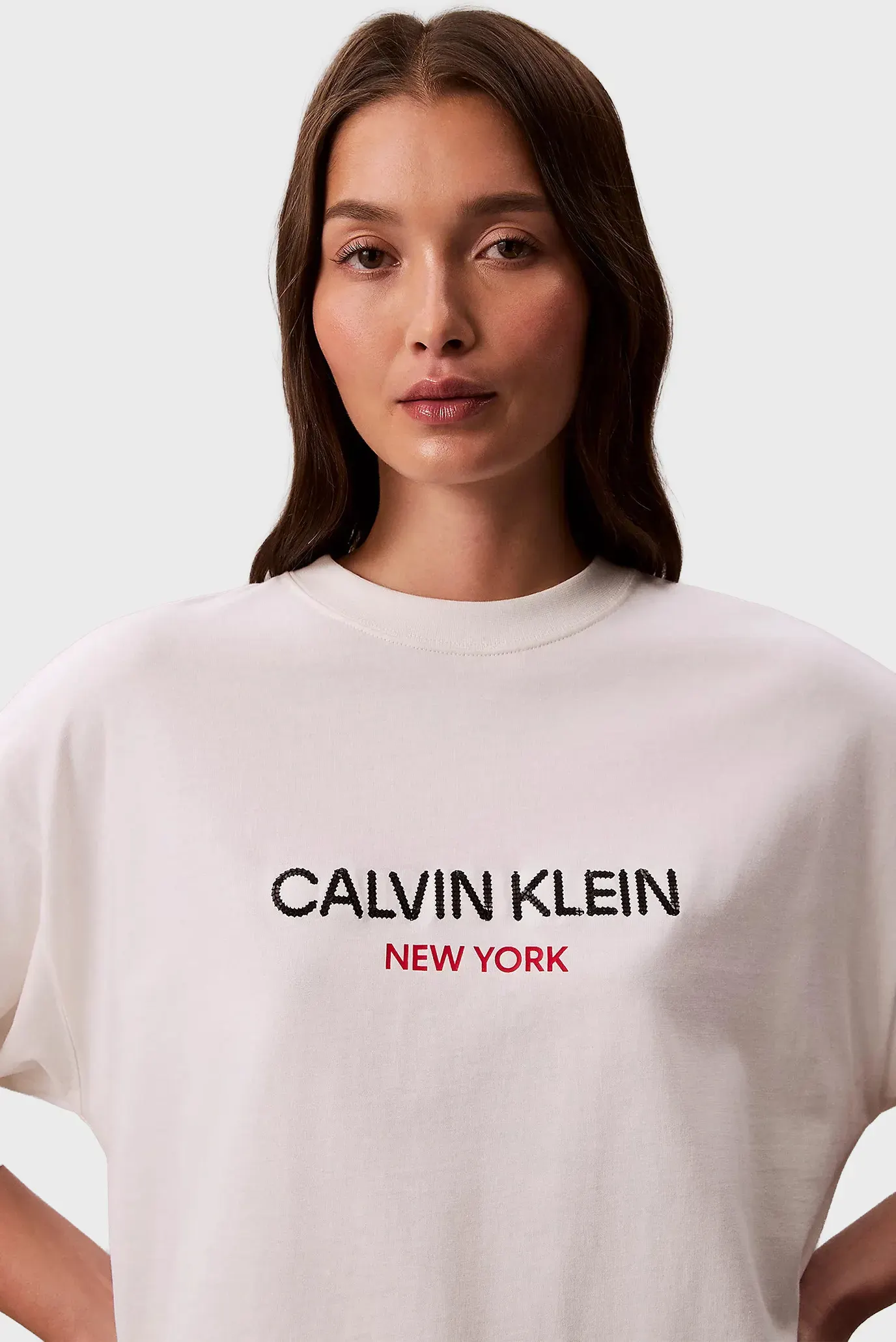 Футболка SS RELAXED SEQUIN LOGO TEE 5