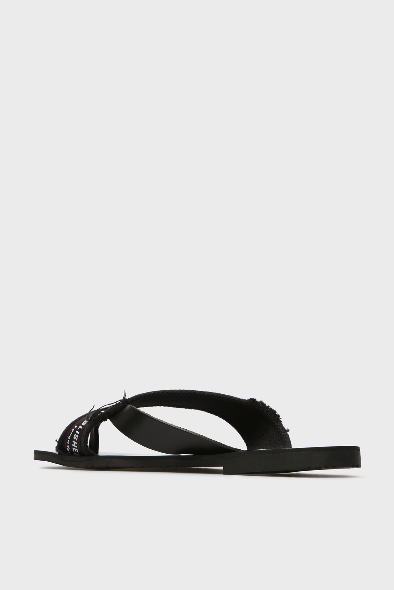 Мужские черные кожаные слайдеры SCUBA 9