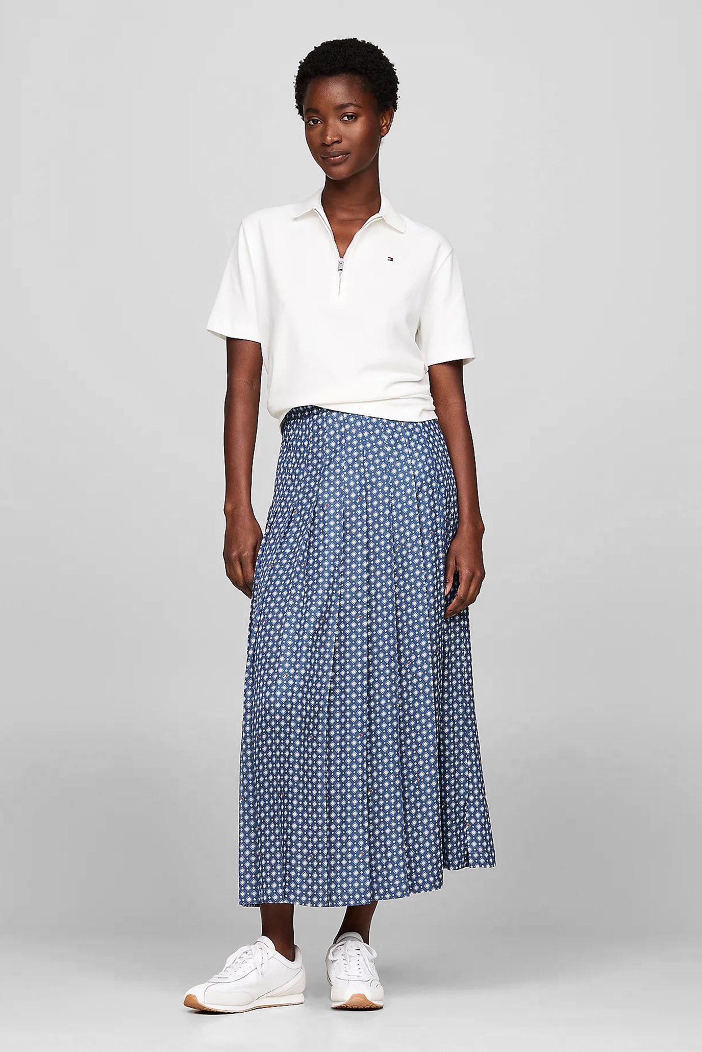 Юбка FOULARD PLEATED MIDI SKIRT 2