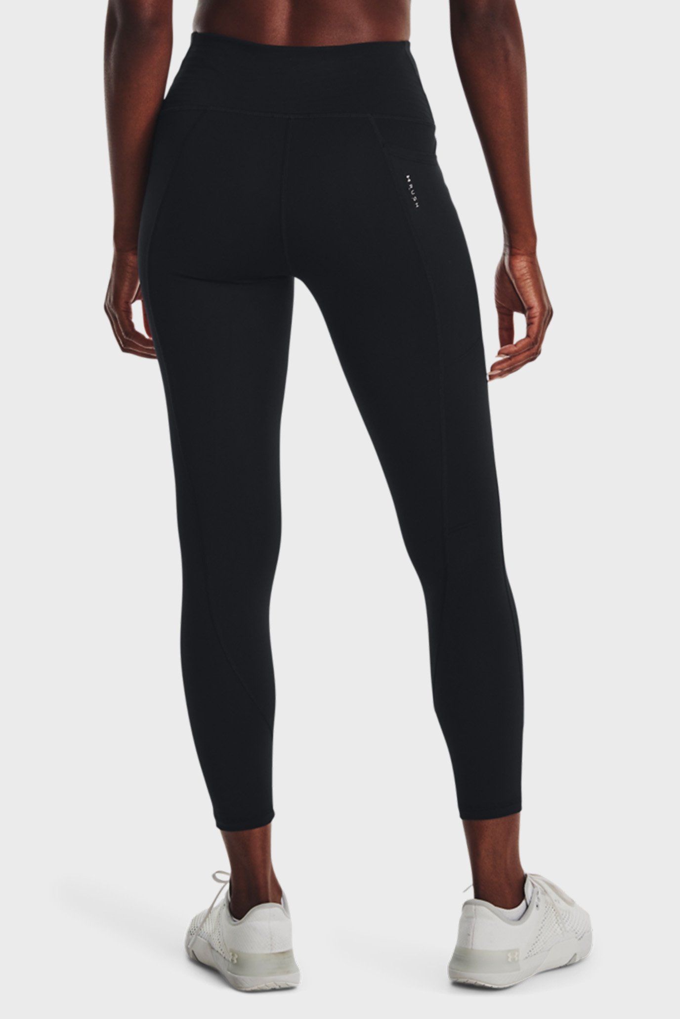 Женские черные тайтсы UA Rush Ankle Legging 3