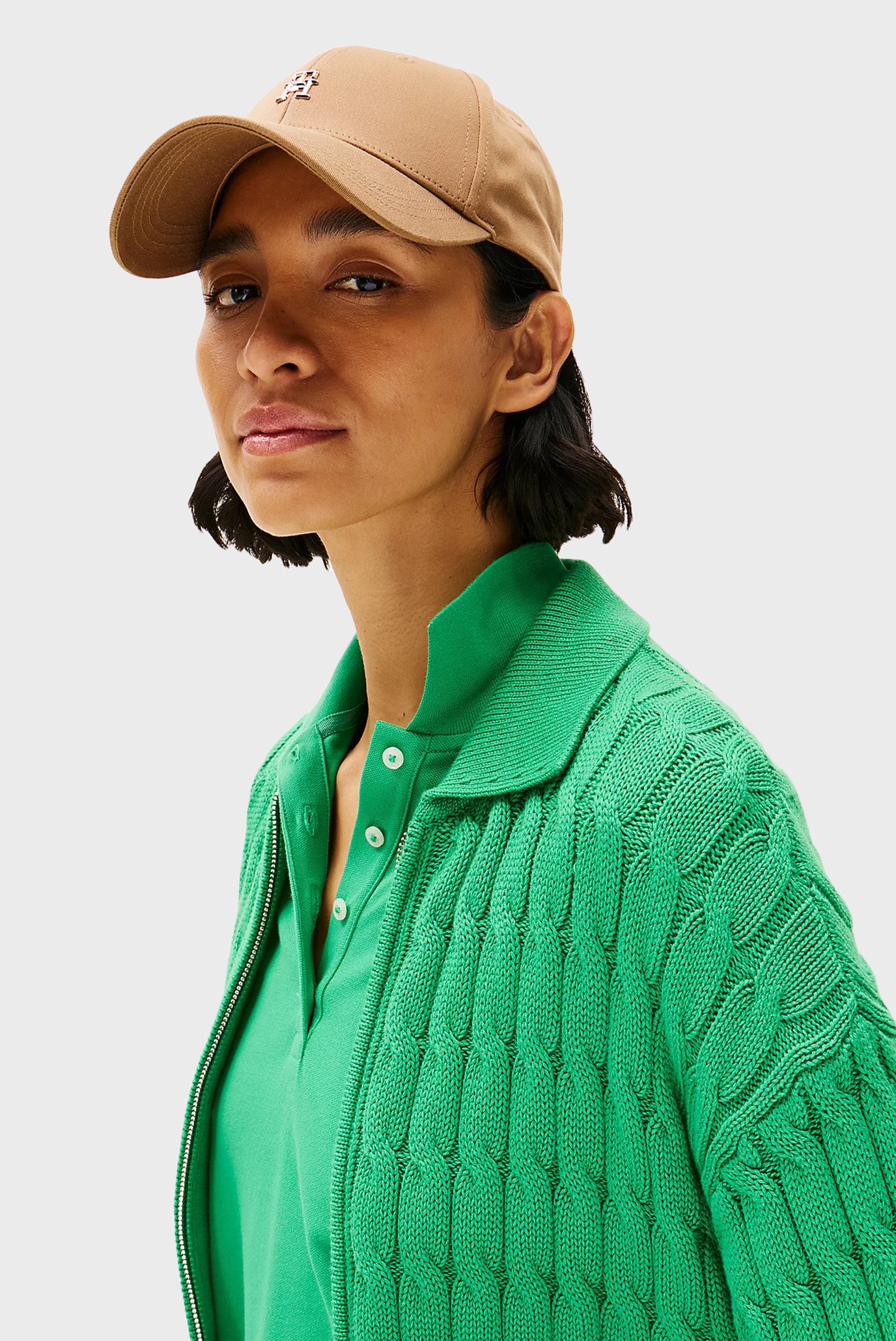 Женская бежевая кепка ELEVATED CHICTommy Hilfiger Женская бежевая кепка ELEVATED CHIC 2