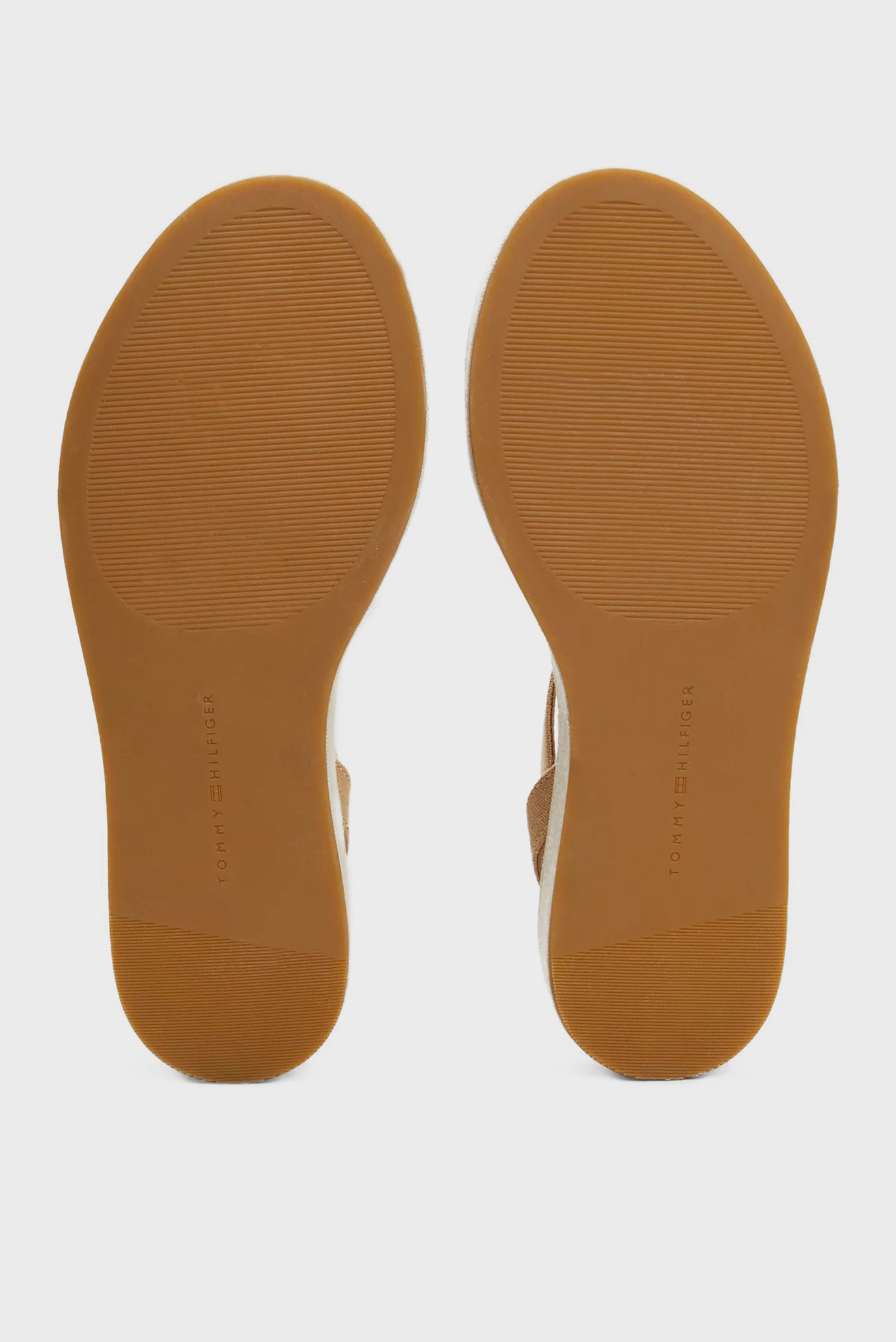 Сандалии LINEN WITH GOLD FLATFORM 6