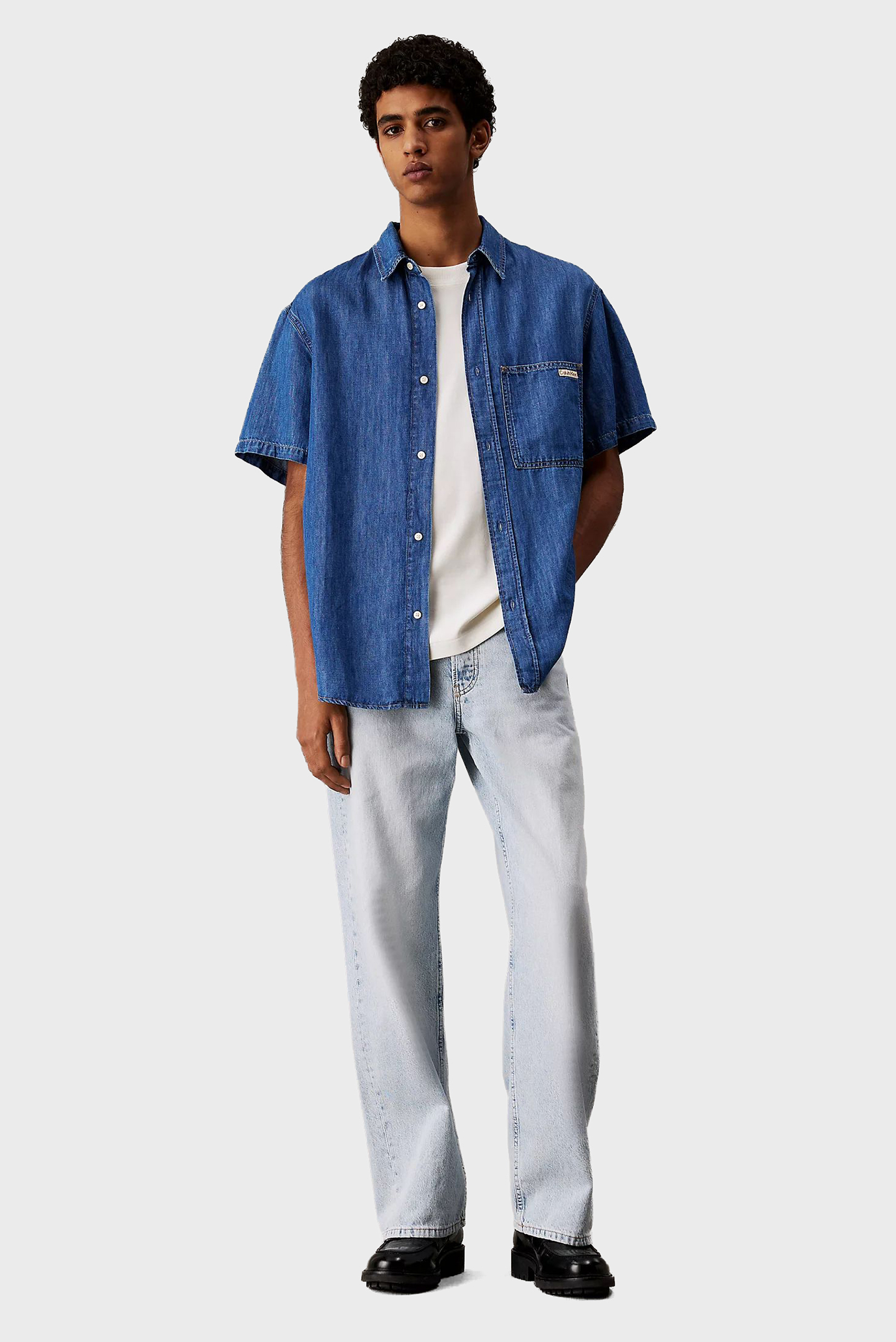 Рубашка с коротким рукавом REGULAR SS DENIM SHIRT 2