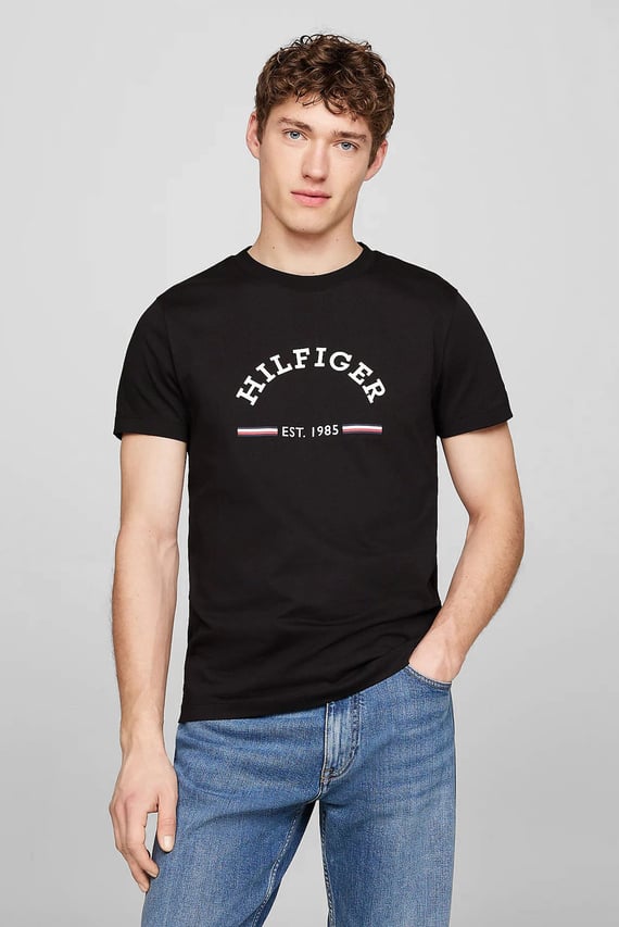 Мужская черная футболка RWB ARCH GS TEE
