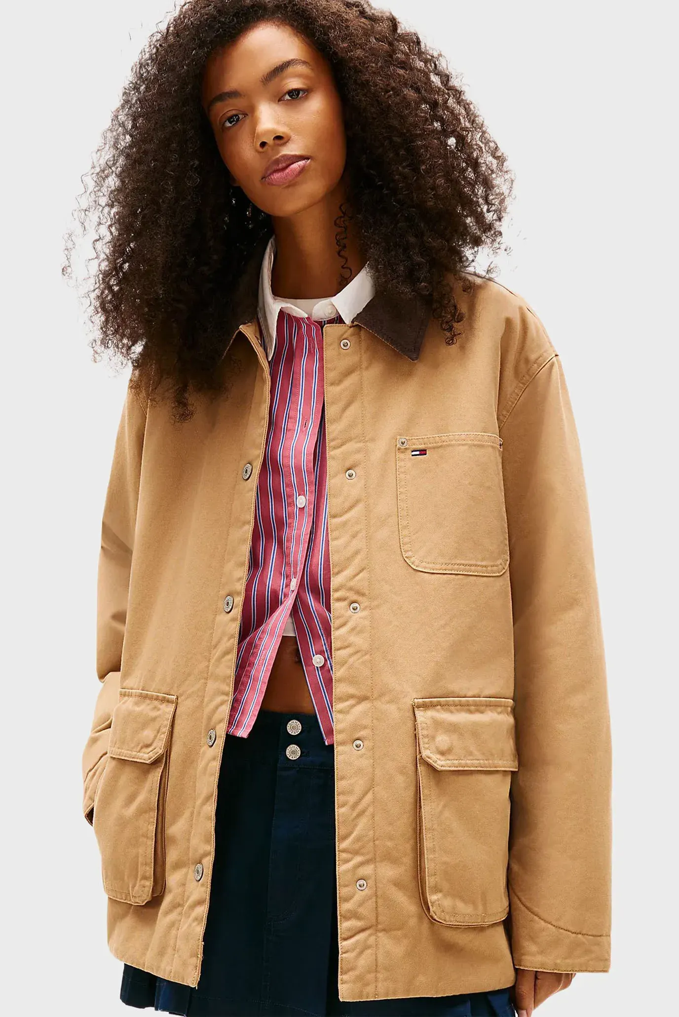 Куртка демисезонная TJW TWILL JACKET CORD COLLAR 1