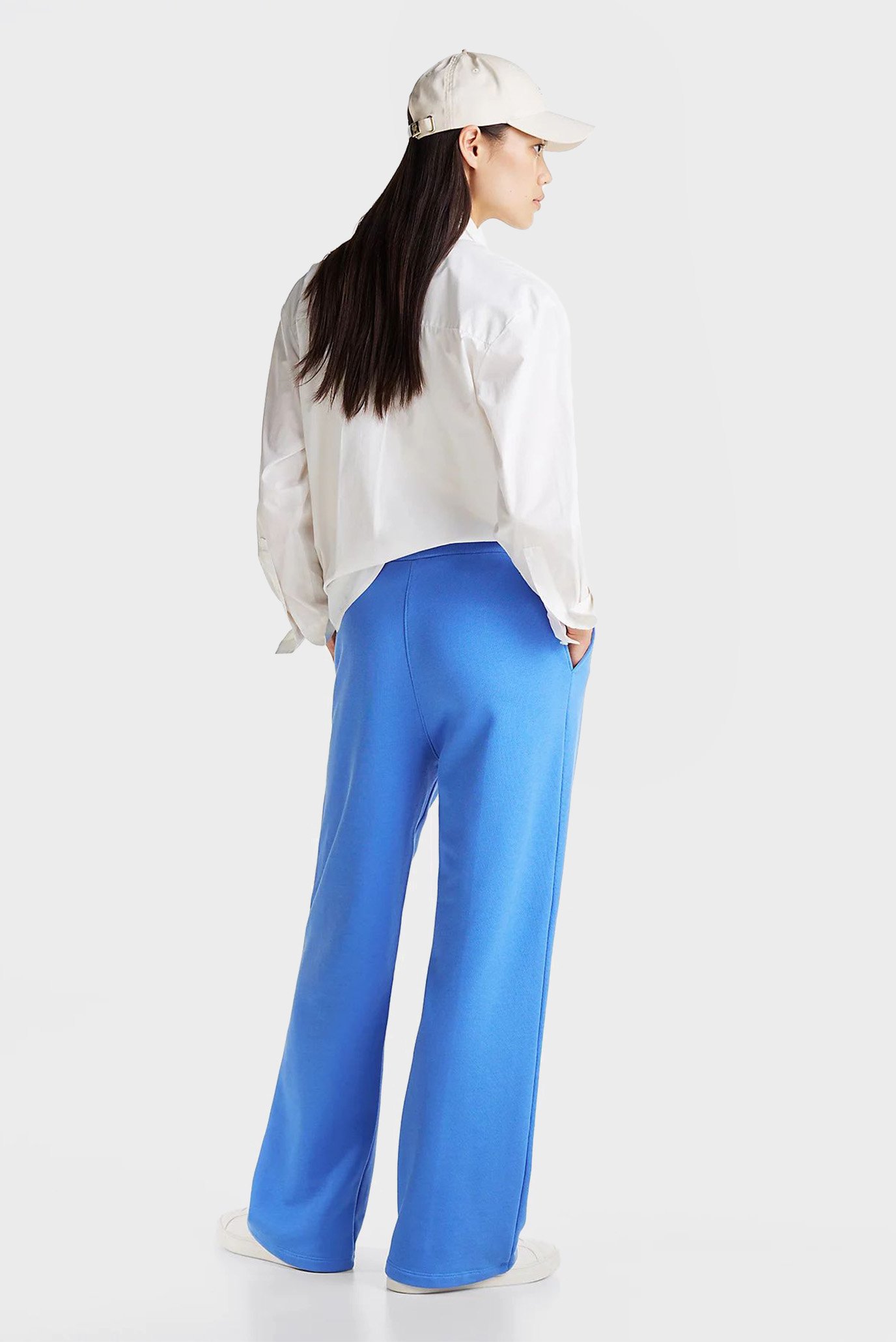 Женские голубые спортивные брюки VARSITY GRAPHIC STRAIGHT PANTTommy Hilfiger Женские голубые спортивные брюки VARSITY GRAPHIC STRAIGHT PANT 4