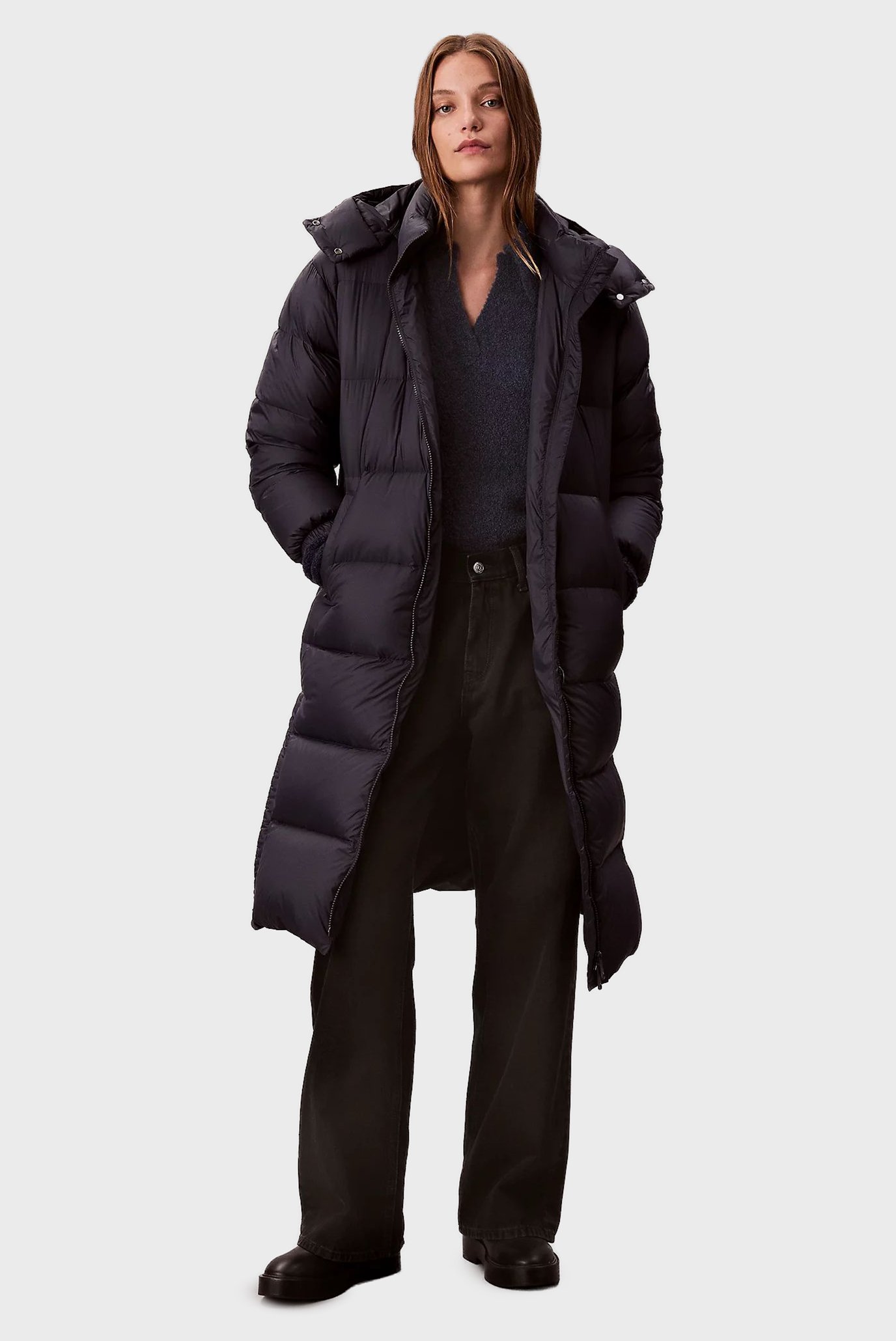 Куртка зимняя ESSENTIAL MIDWEIGHT LONG PUFFER 1