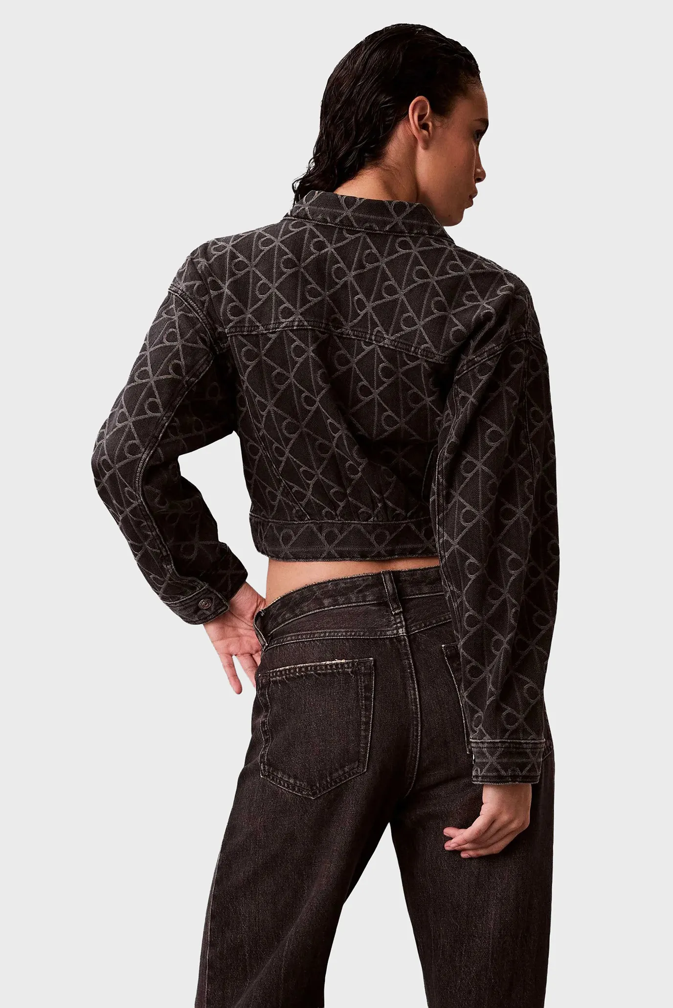 Куртка демисезонная ARTICULATED DENIM JACKET BLACK E 4