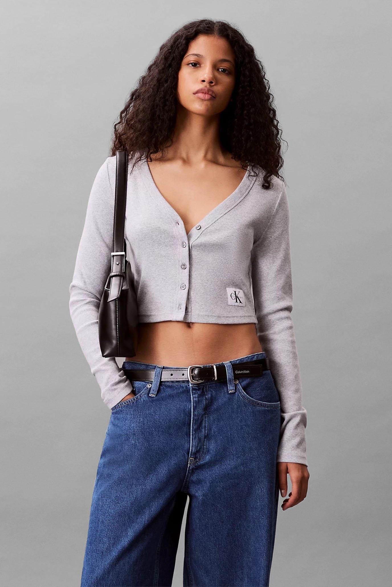 Лонгслив A-LS WVN LBL 2X2 CTTCalvin Klein Jeans Лонгслив A-LS WVN LBL 2X2 CTT 4