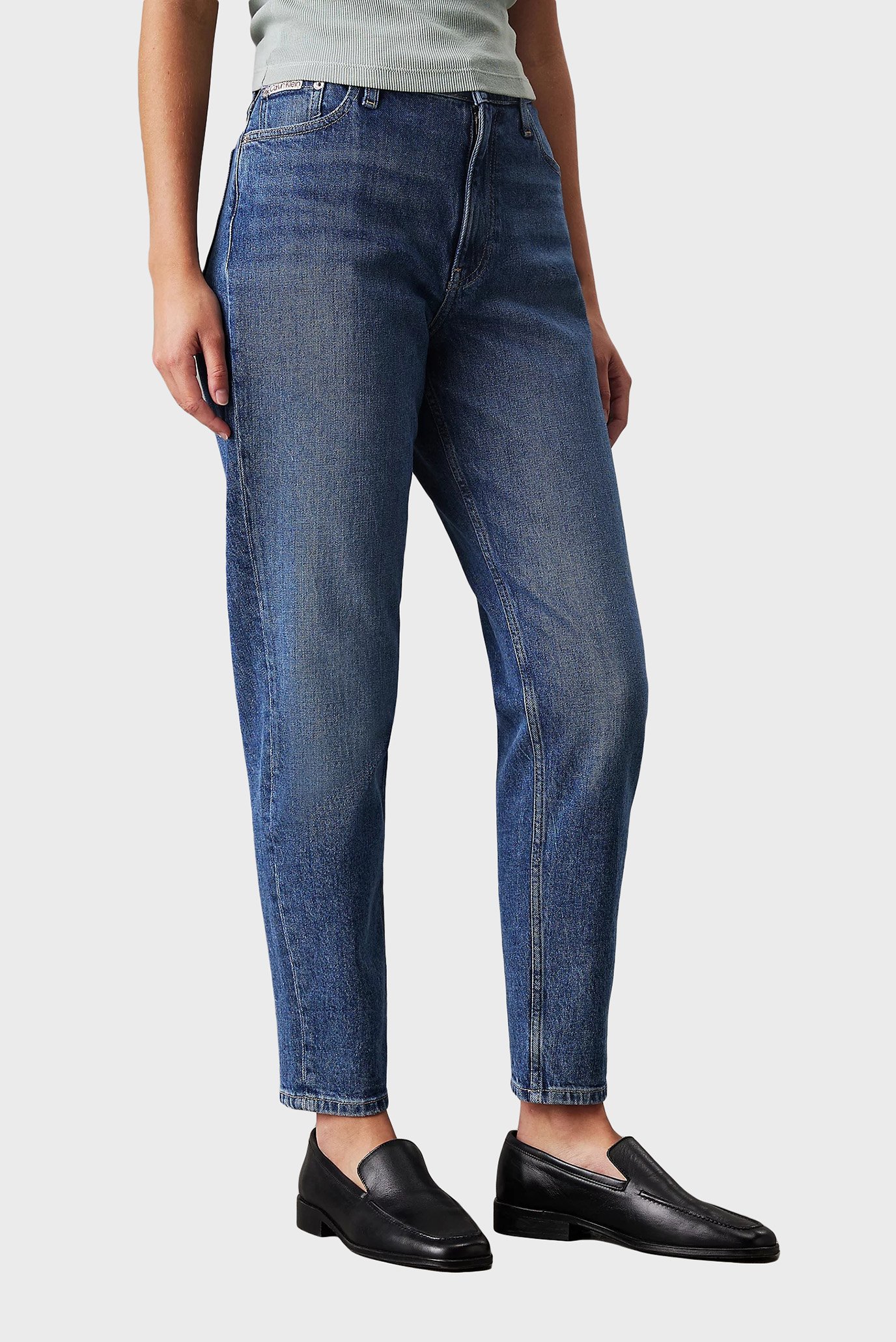 Женские синие джинсы MOM JEAN 1