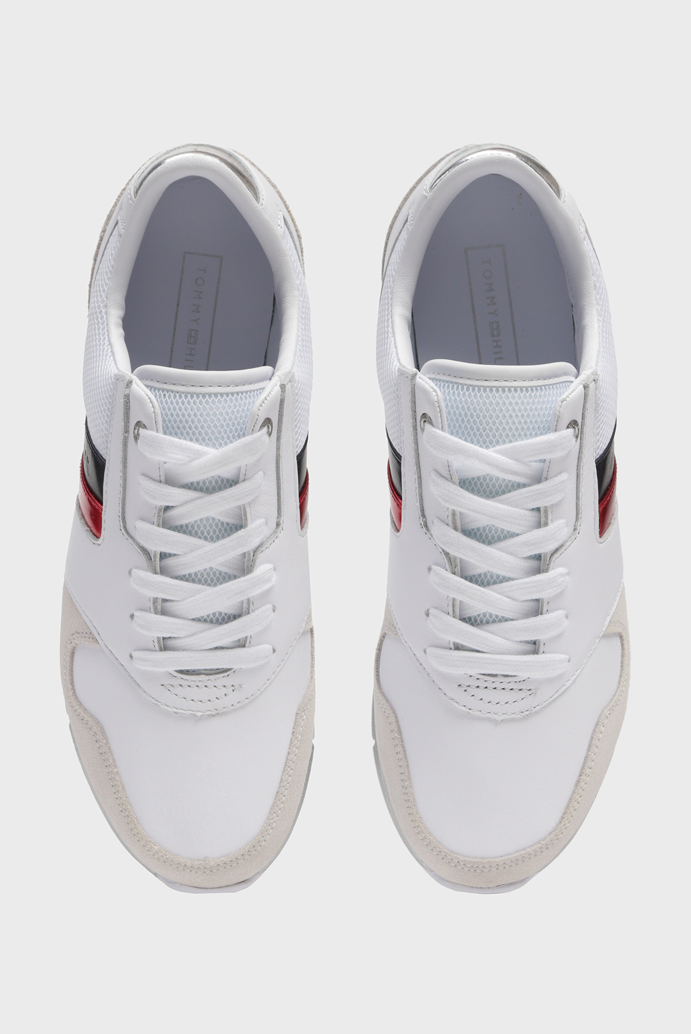 Женские белые кожаные кроссовки LIGHT Tommy Hilfiger Женские белые кожаные кроссовки LIGHT 8