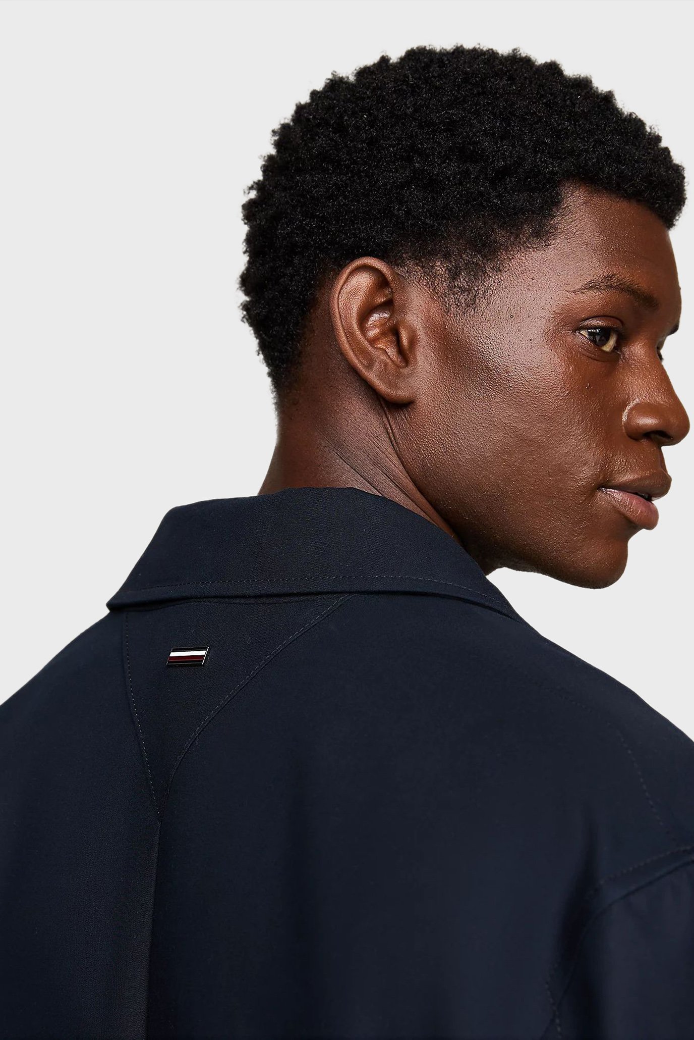 Мужское темно-синее пальто 4