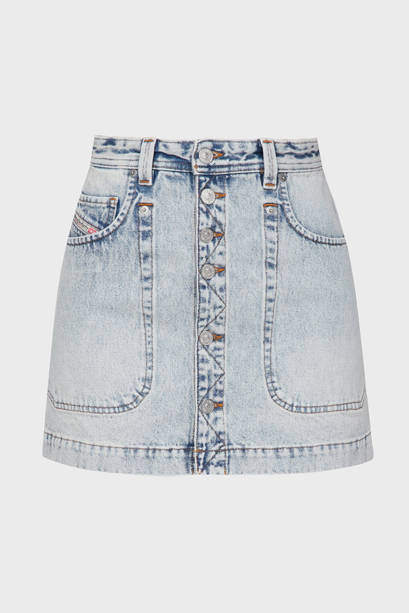 Женская голубая джинсовая юбка DE-ALBUS 4