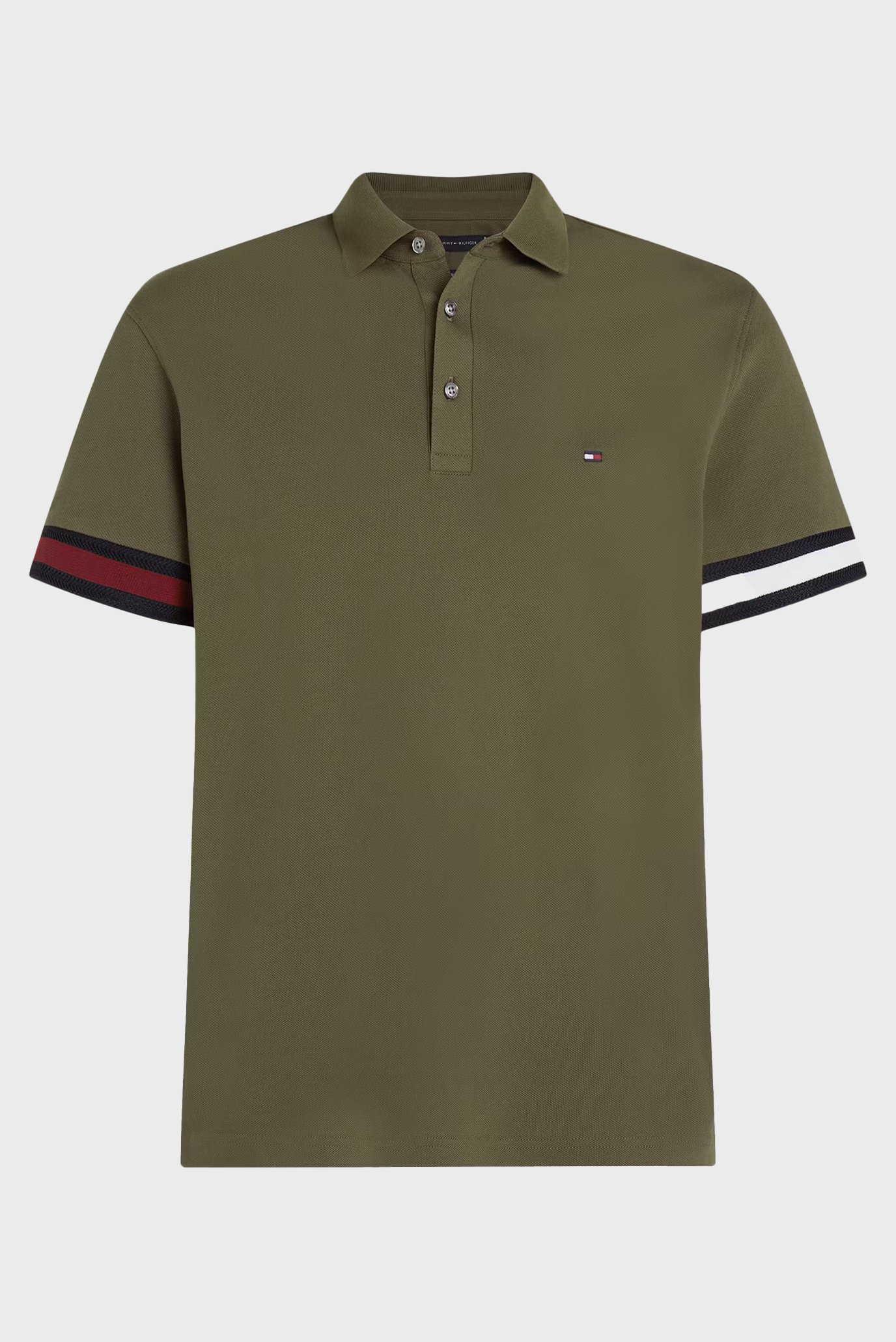 Поло FLAG CUFF SLIM FIT POLOTommy Hilfiger Поло FLAG CUFF SLIM FIT POLO 4