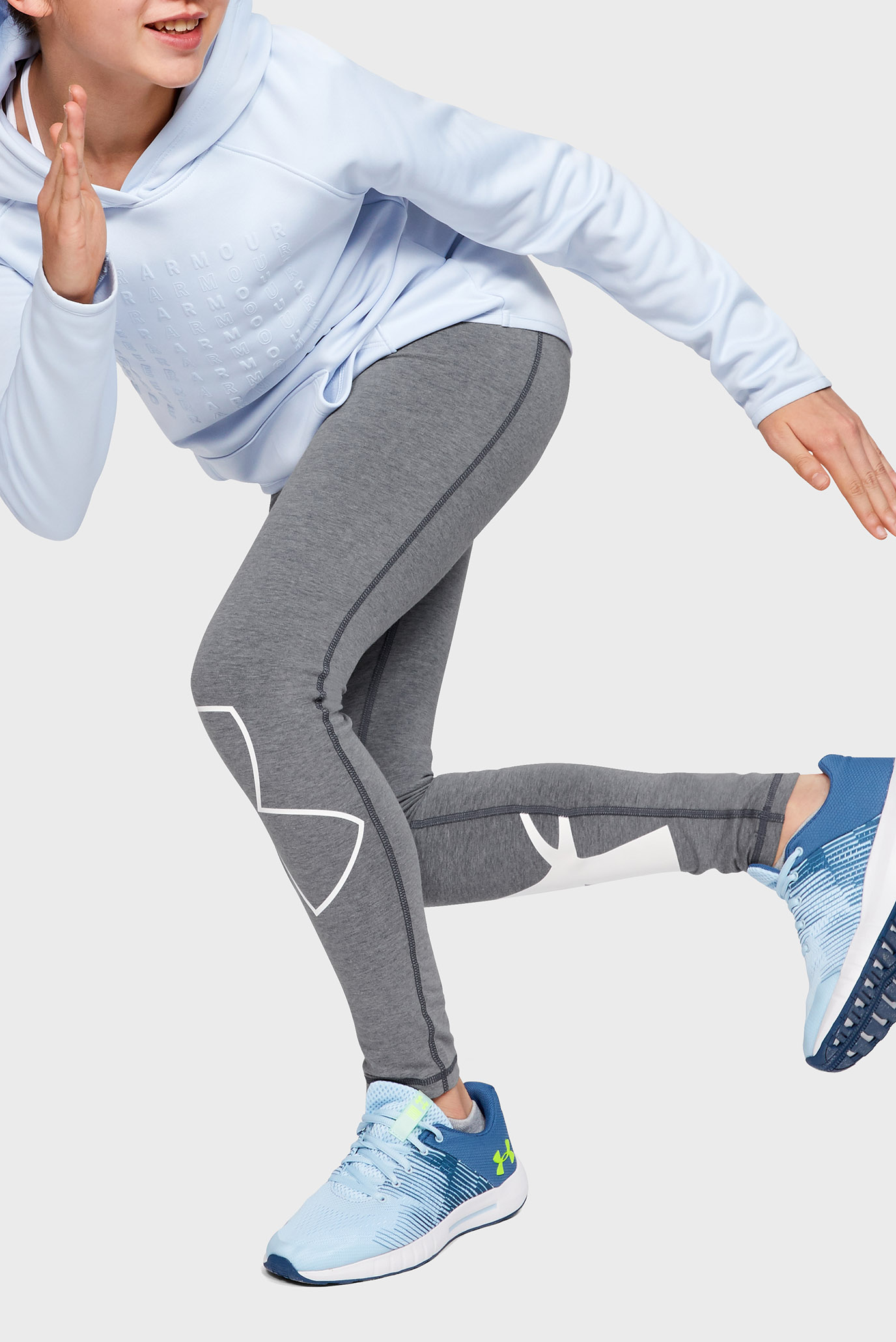 Детские серые тайтсы Finale Legging 8