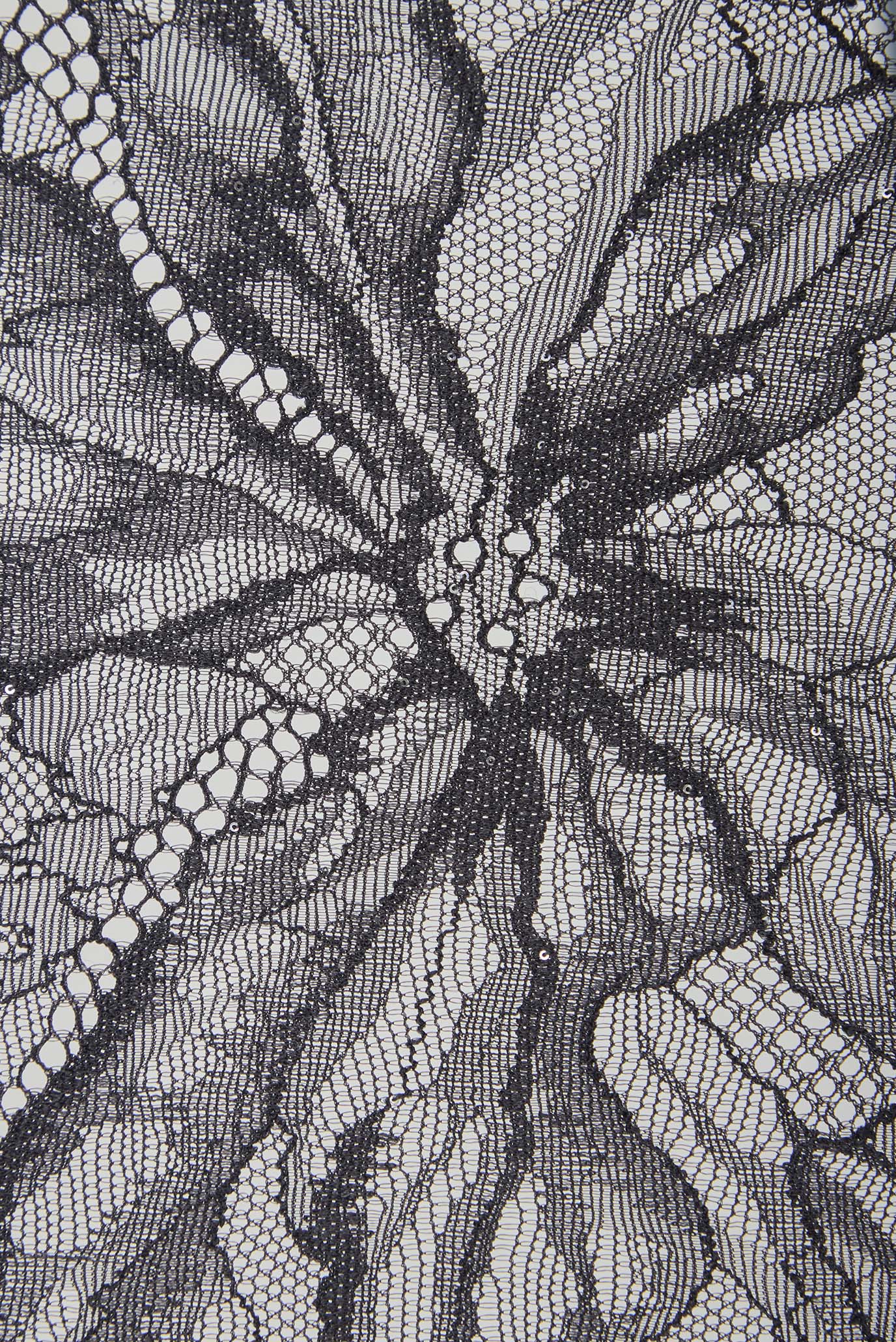 Женский черный комбидресс 7