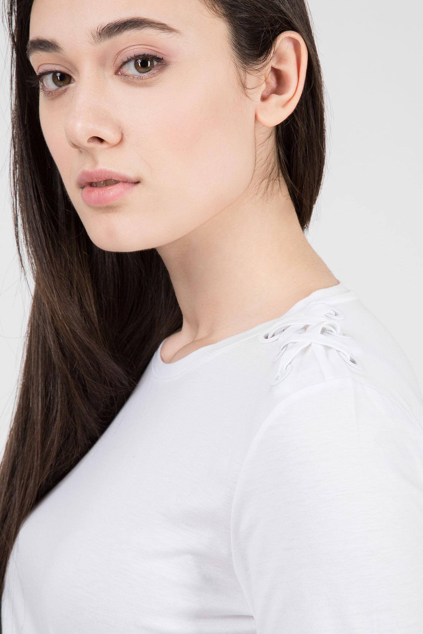 Женский белый лонгслив KRISTIE 4