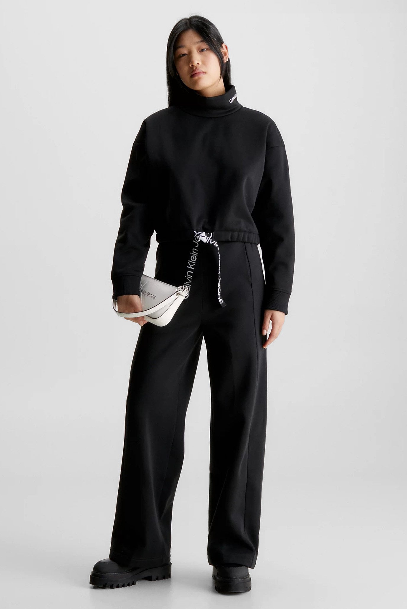 Свитшот WAIST DRAWCORD ROLLNECK 2