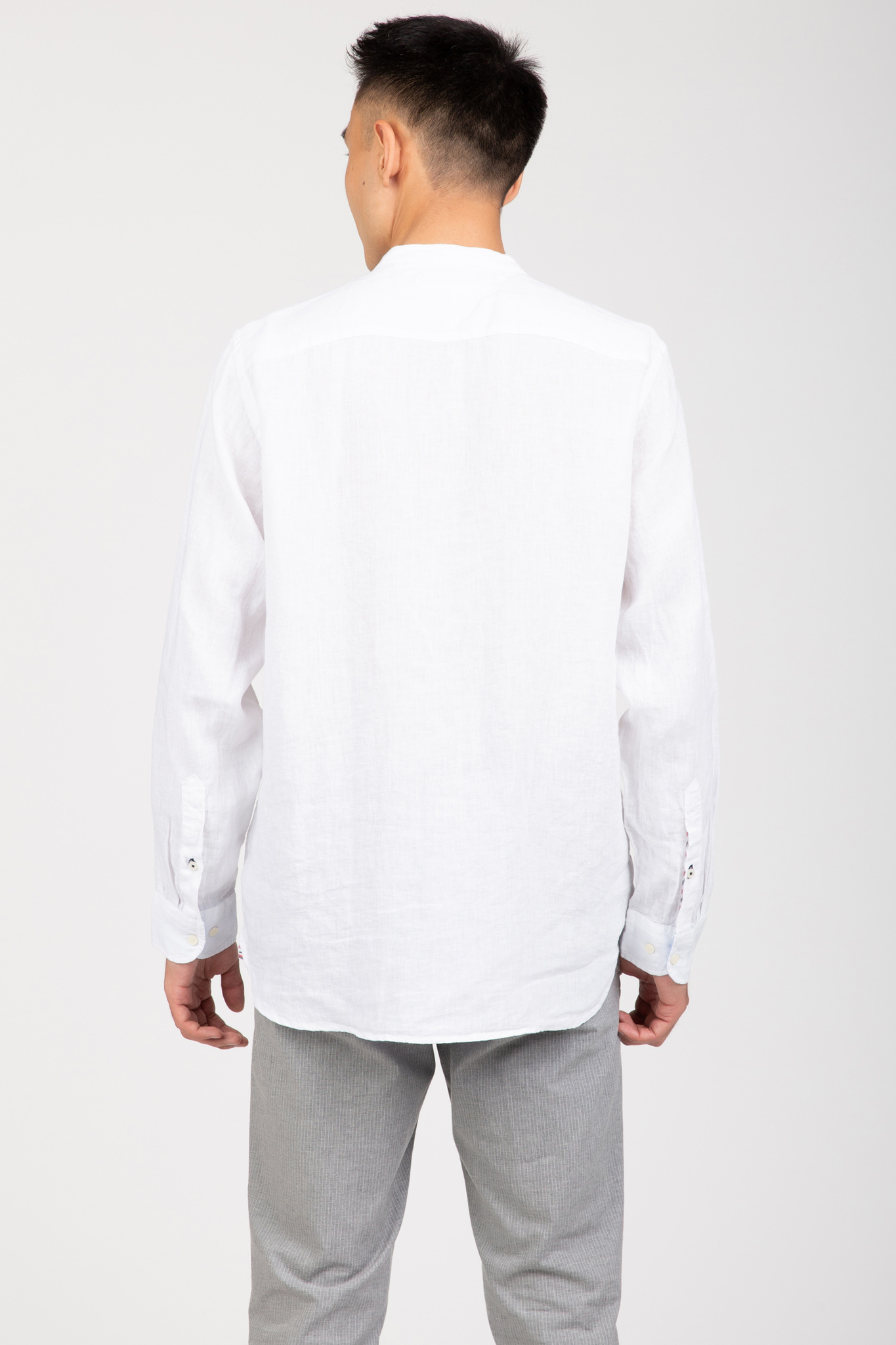 Рубашка PIGMENT DYED MAO COLLAR SHIRT 4