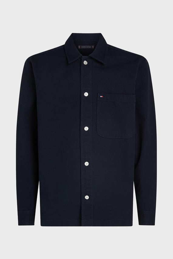 Мужская темно-синяя рубашка TWILL SHIRT JACKET