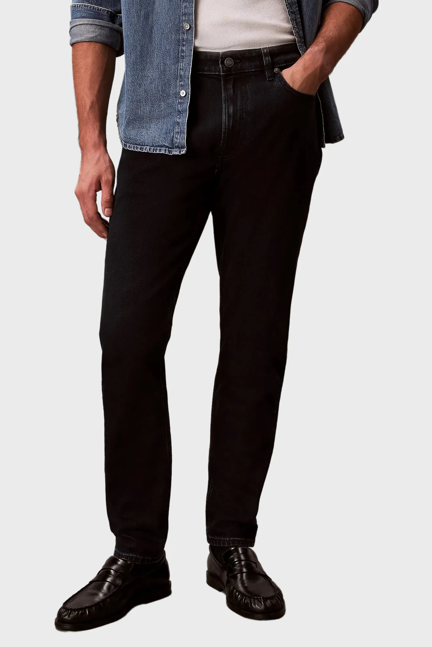 Джинсы SLIM TAPER BLUE BLACK STONE SW J 1