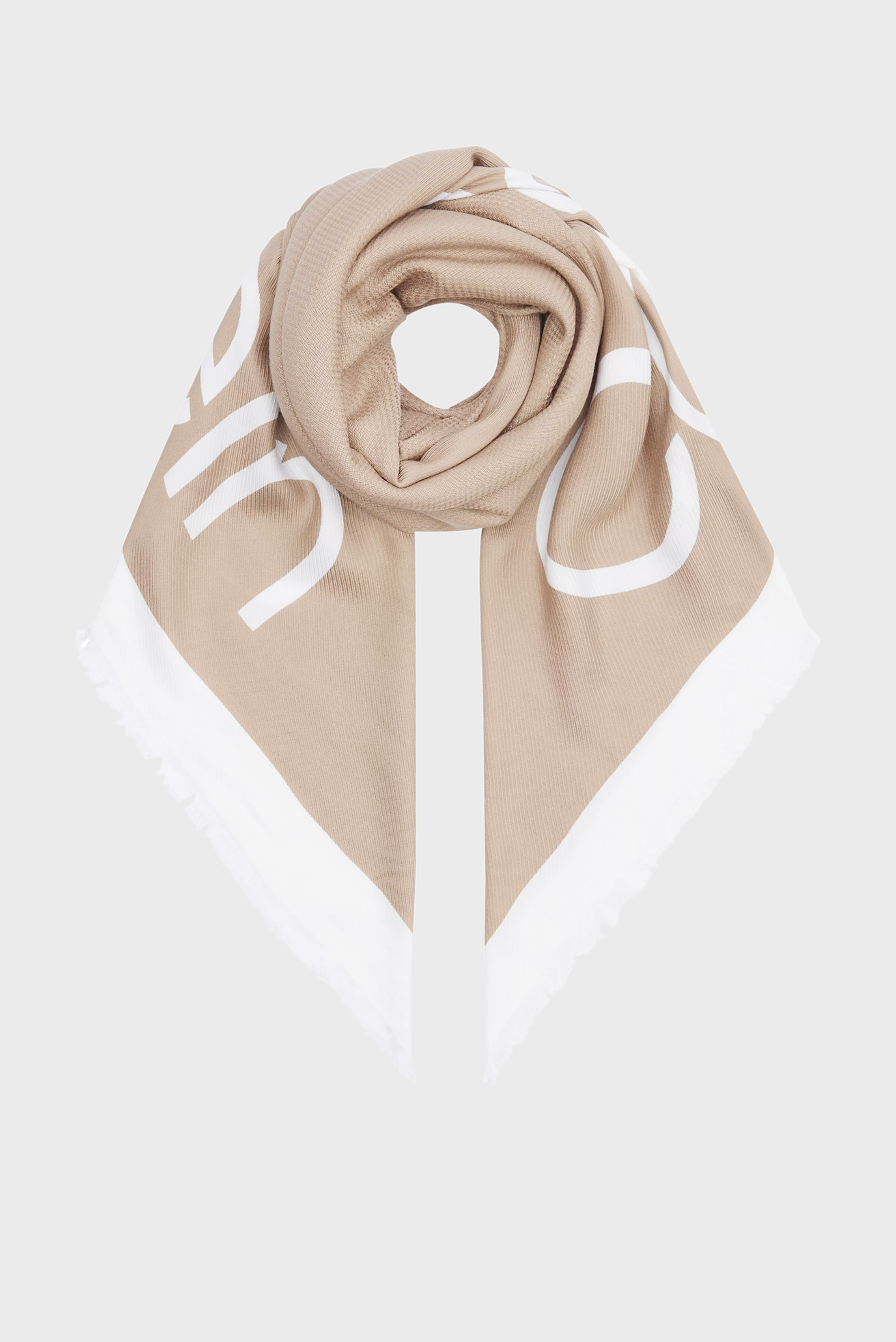 Шарф/CONTRAST LOGO JACQUARD SCARF 1