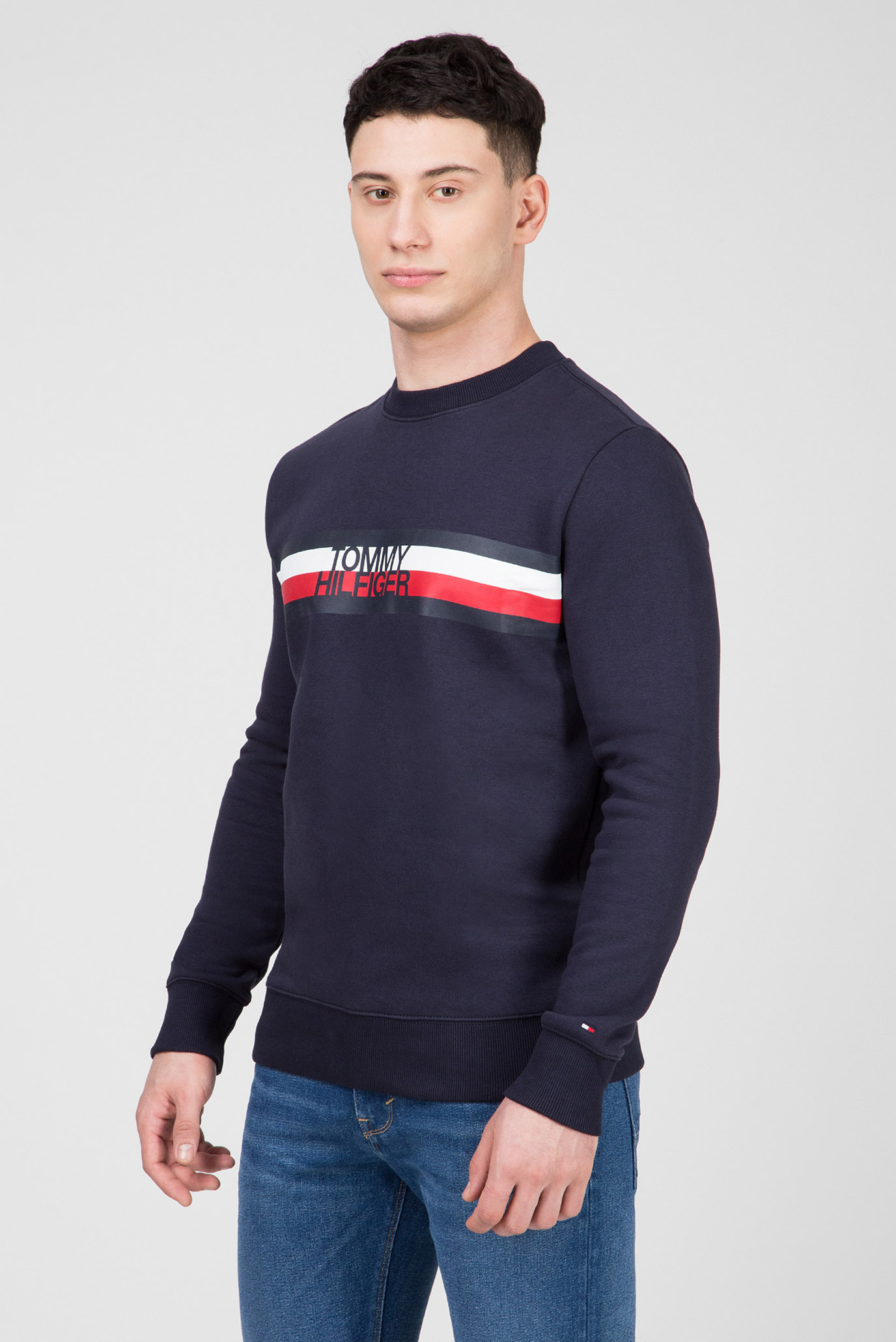 Мужской синий свитшот TOMMY LOGO 7