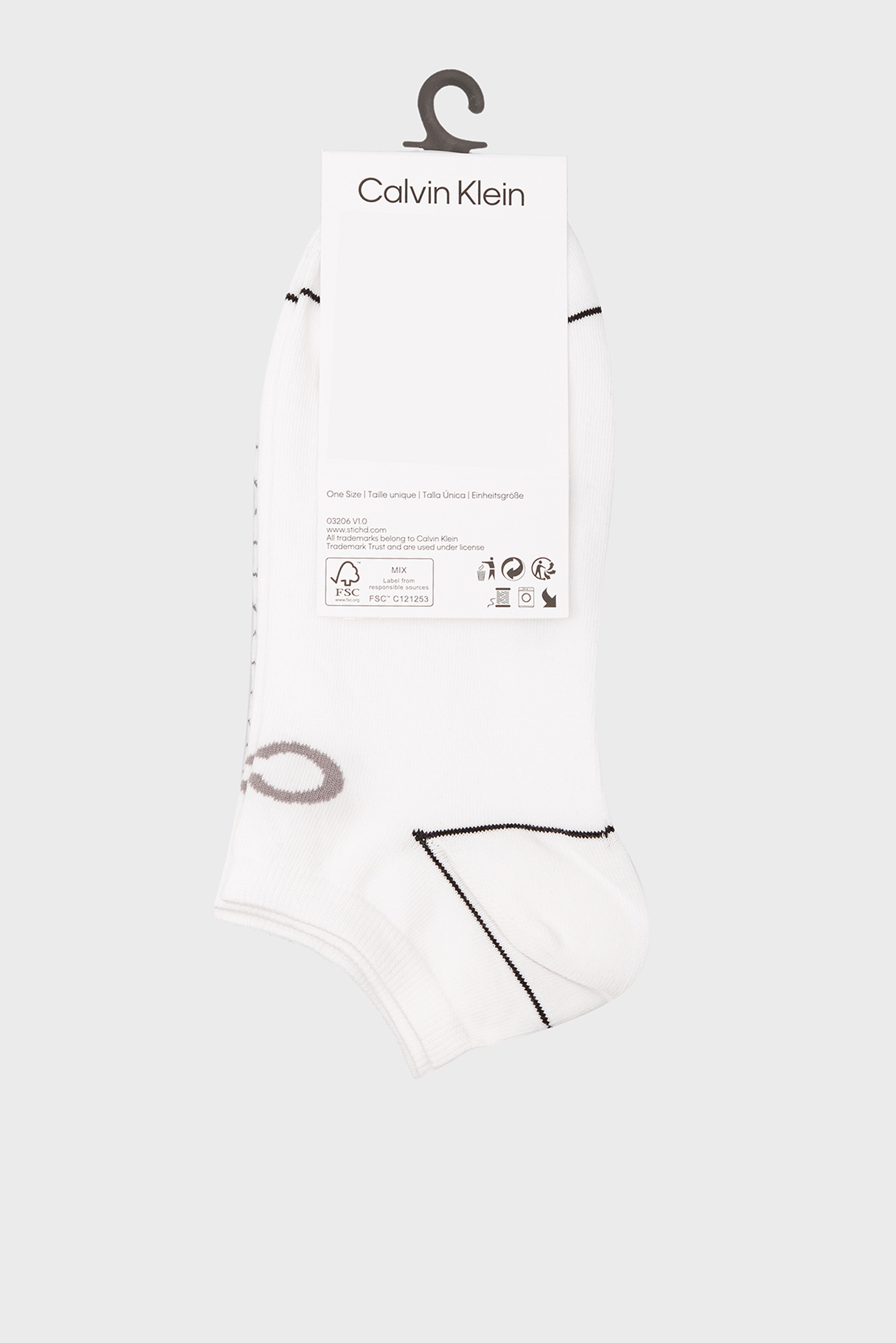 Носки CK WOMEN SNEAKER 2P ALL OVER L 3