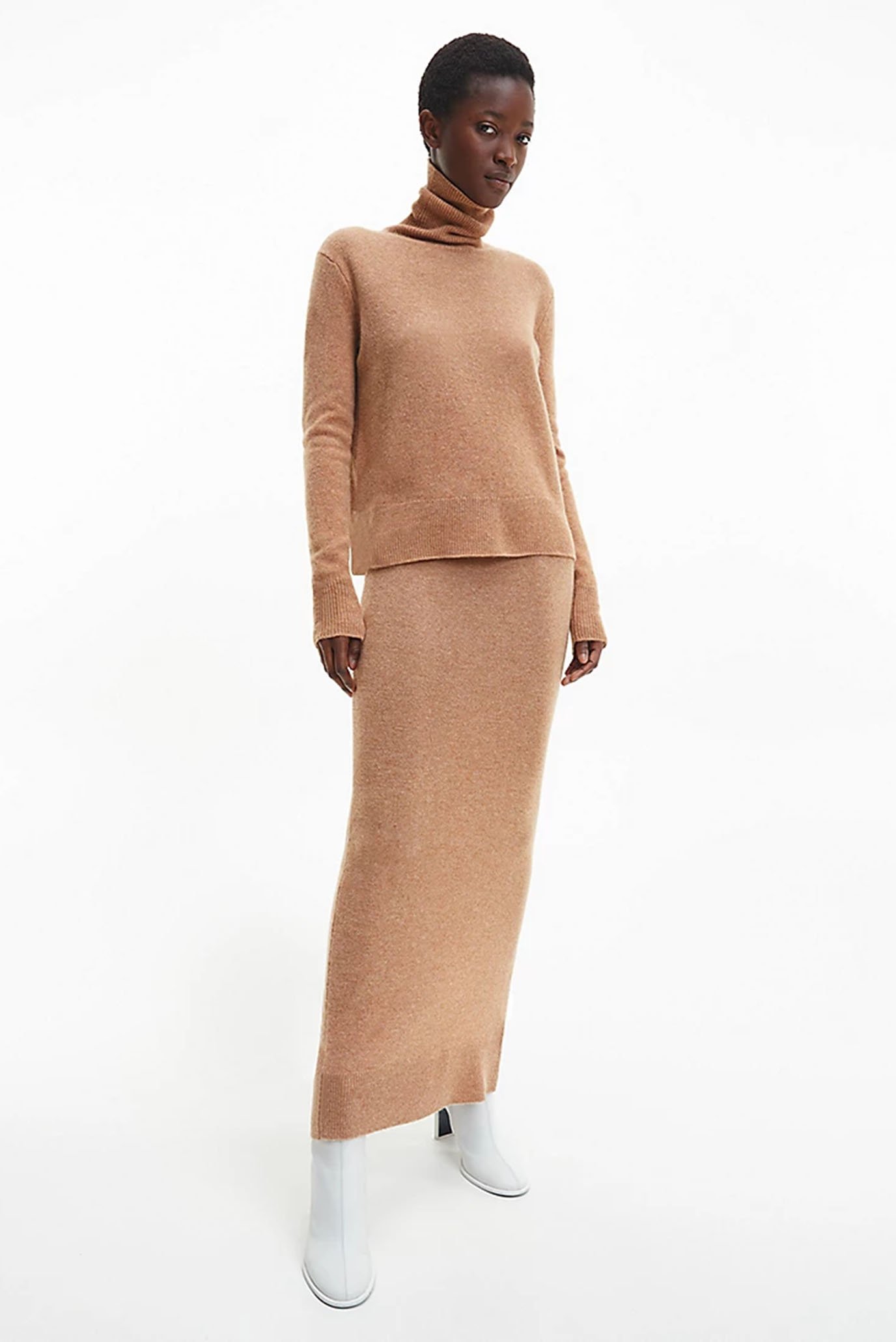 Юбка RECYCLED WOOL FITTED MIDI SKIRTCalvin Klein Юбка RECYCLED WOOL FITTED MIDI SKIRT 2