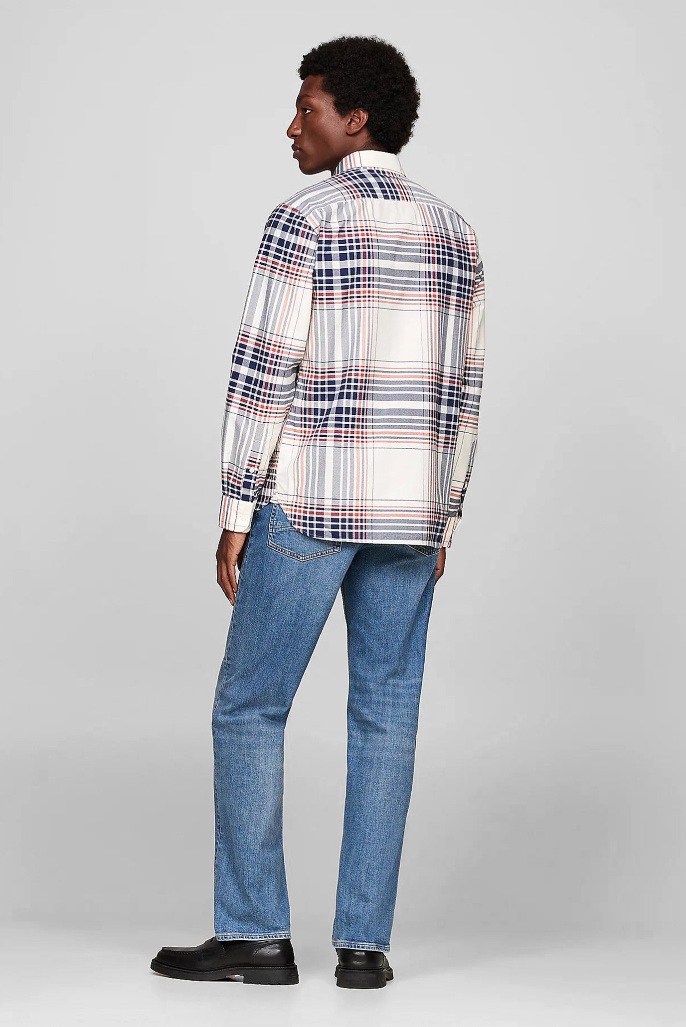 Мужская рубашка в клетку XL OXFORD CHECK RF SHIRT 3