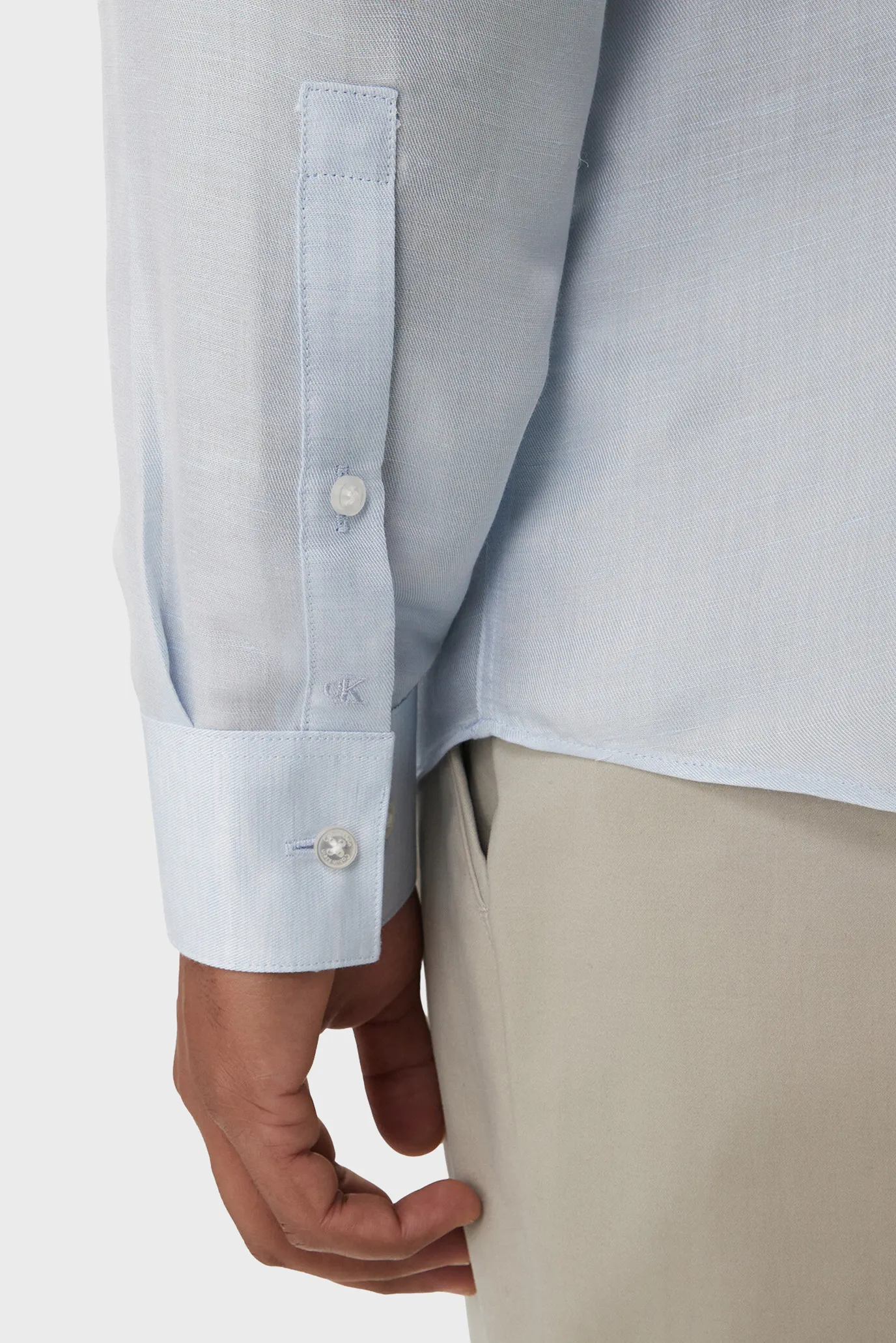 Рубашка SLIM REF LINEN BLD SLD 5