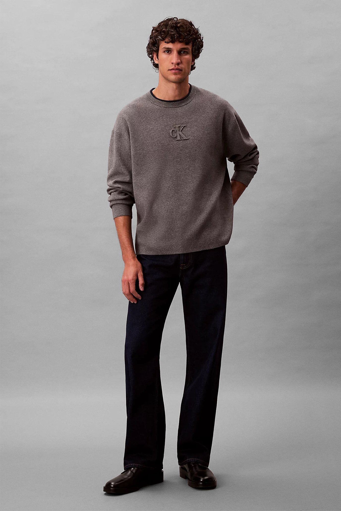 Свитер LS EMBOSSED LOGO CREWNK SWEATER 3