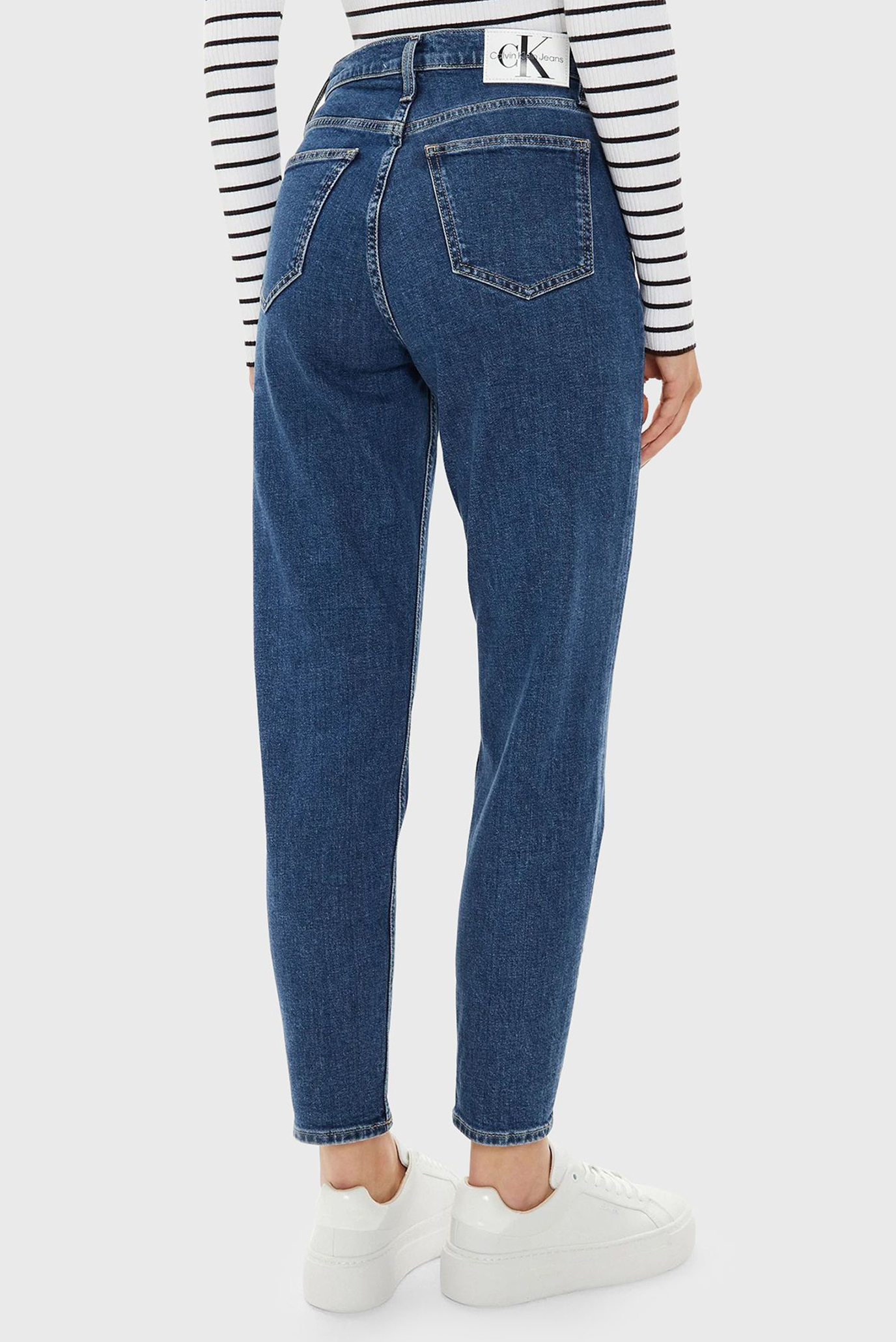 Женские синие джинсы MOM JEAN 6