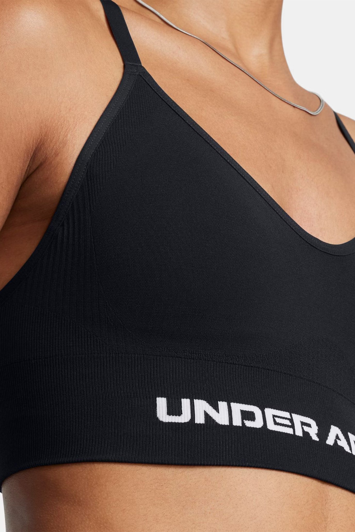 Женский черный топ Vanish Seamless Low BraUnder Armour Женский черный топ Vanish Seamless Low Bra 11