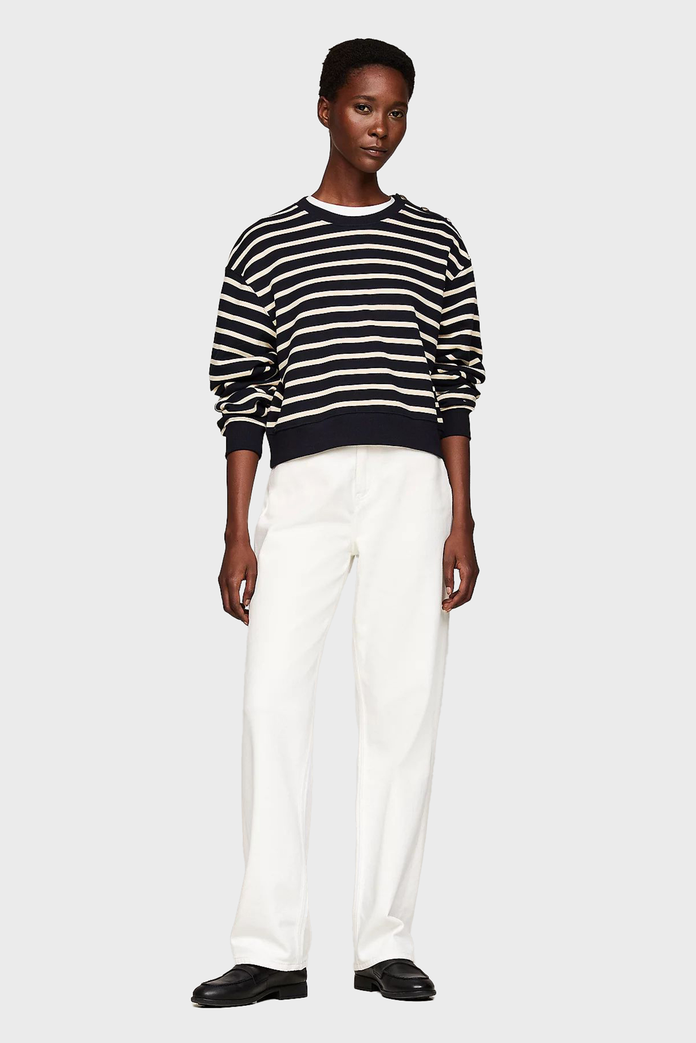 Свитшот REG GOLD BTN C-NK SWEATSHIRT 2