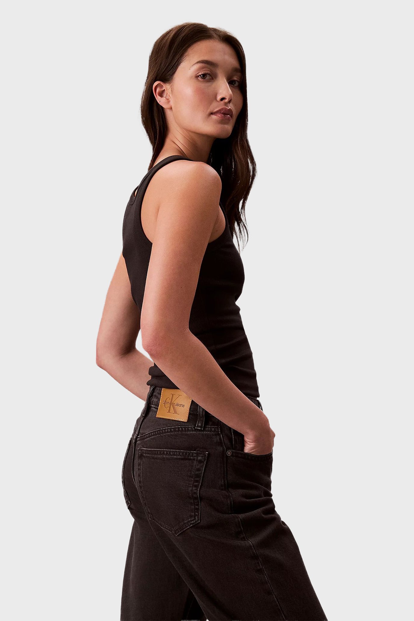 Джинсы HIGH RISE STRAIGHT CK ESSENTIAL 6