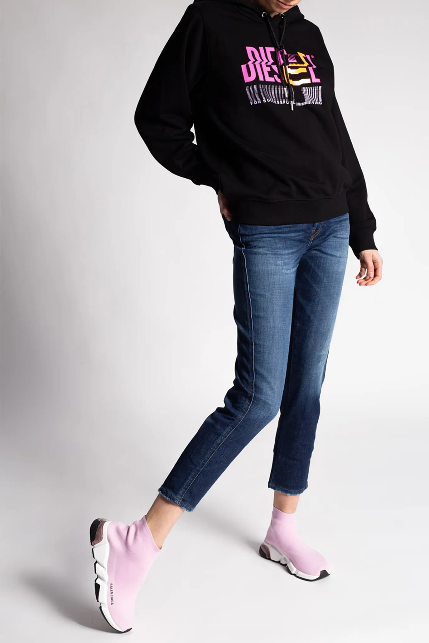 Женские синие джинсы BABHILA 7