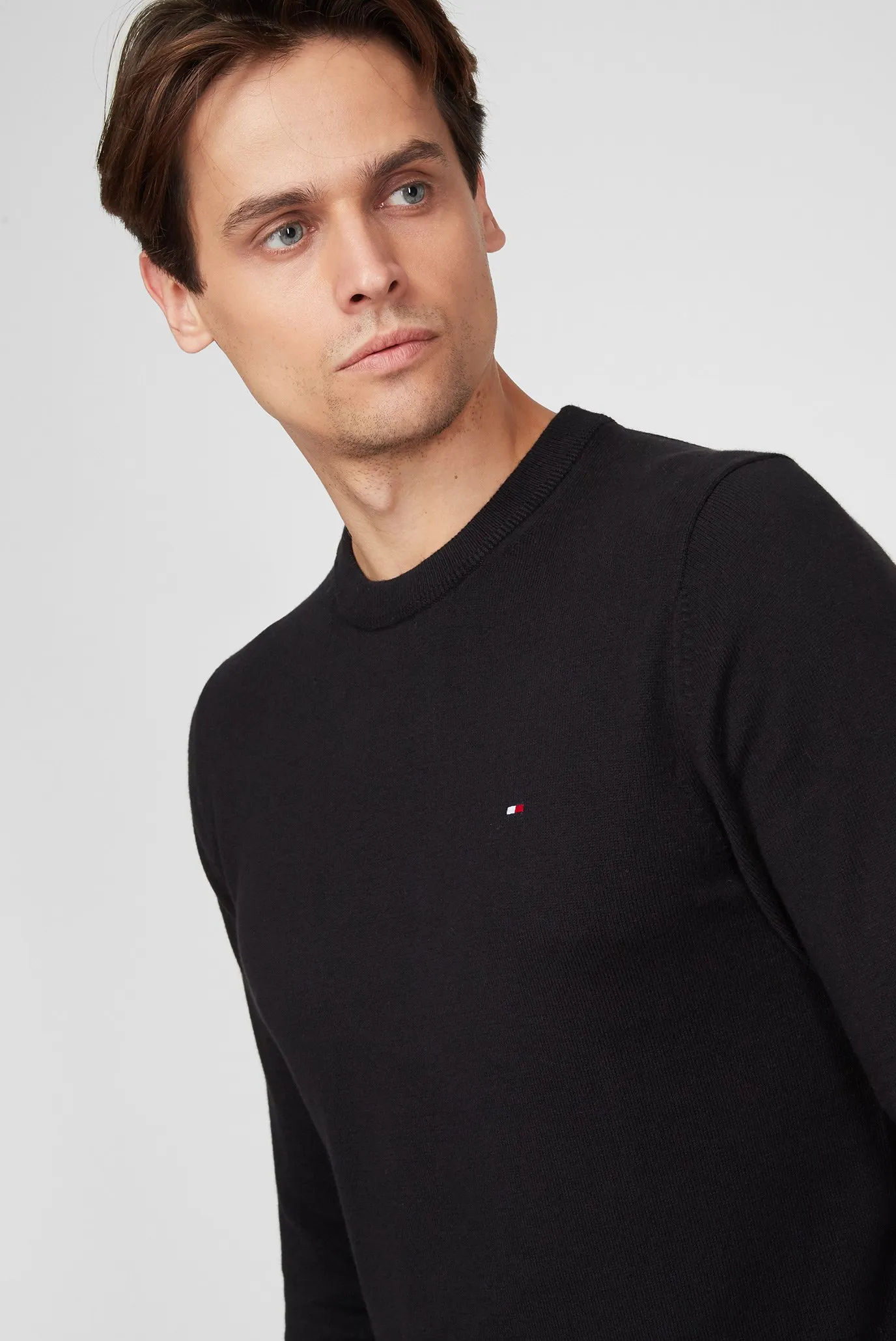 Мужской черный джемпер PIMA COTTON CASHMERE 2